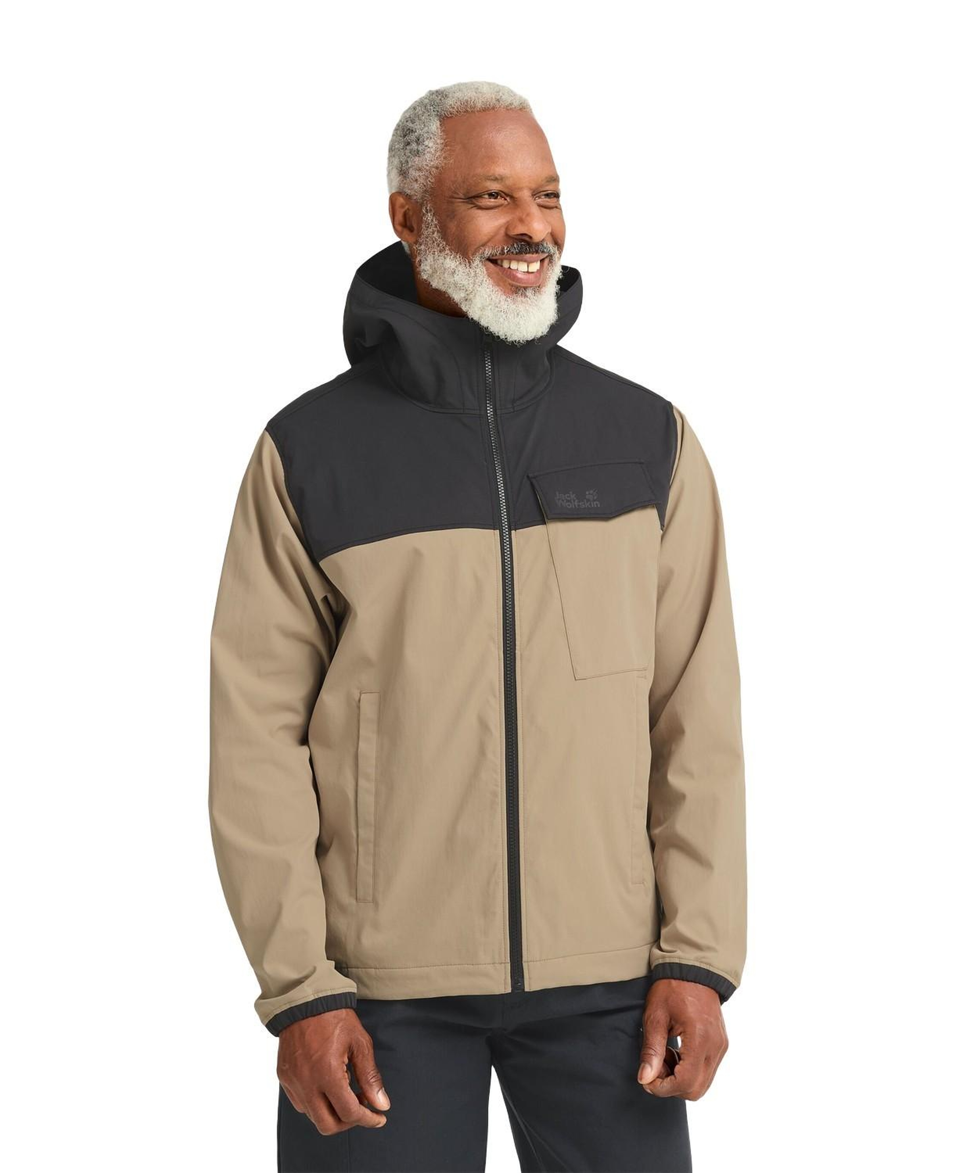 Jack Wolfskin Mahani Erkek Bej Outdoor Ceketi