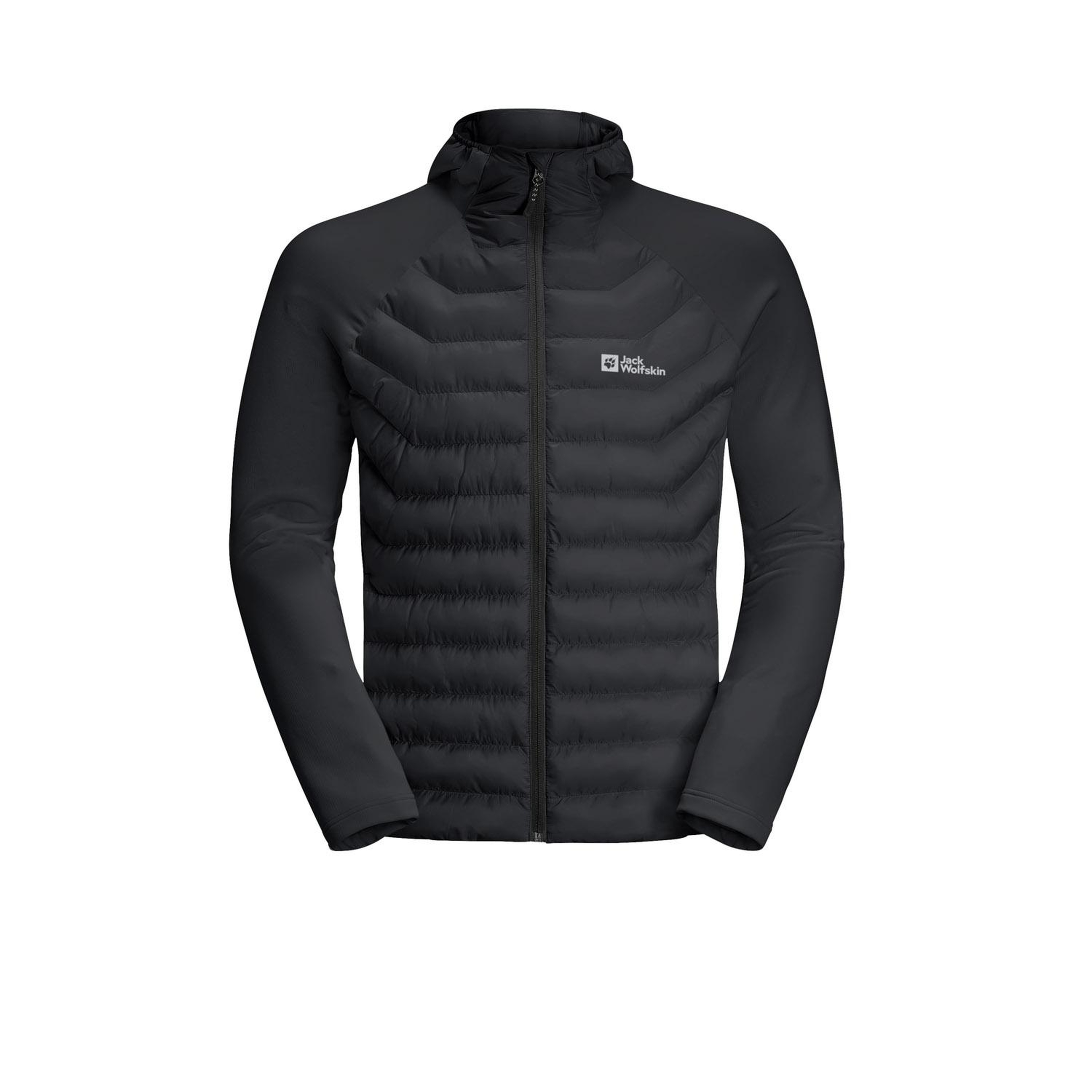 Jack Wolfskin Routeburn Pro Hybrid Erkek Siyah Outdoor Ceketi