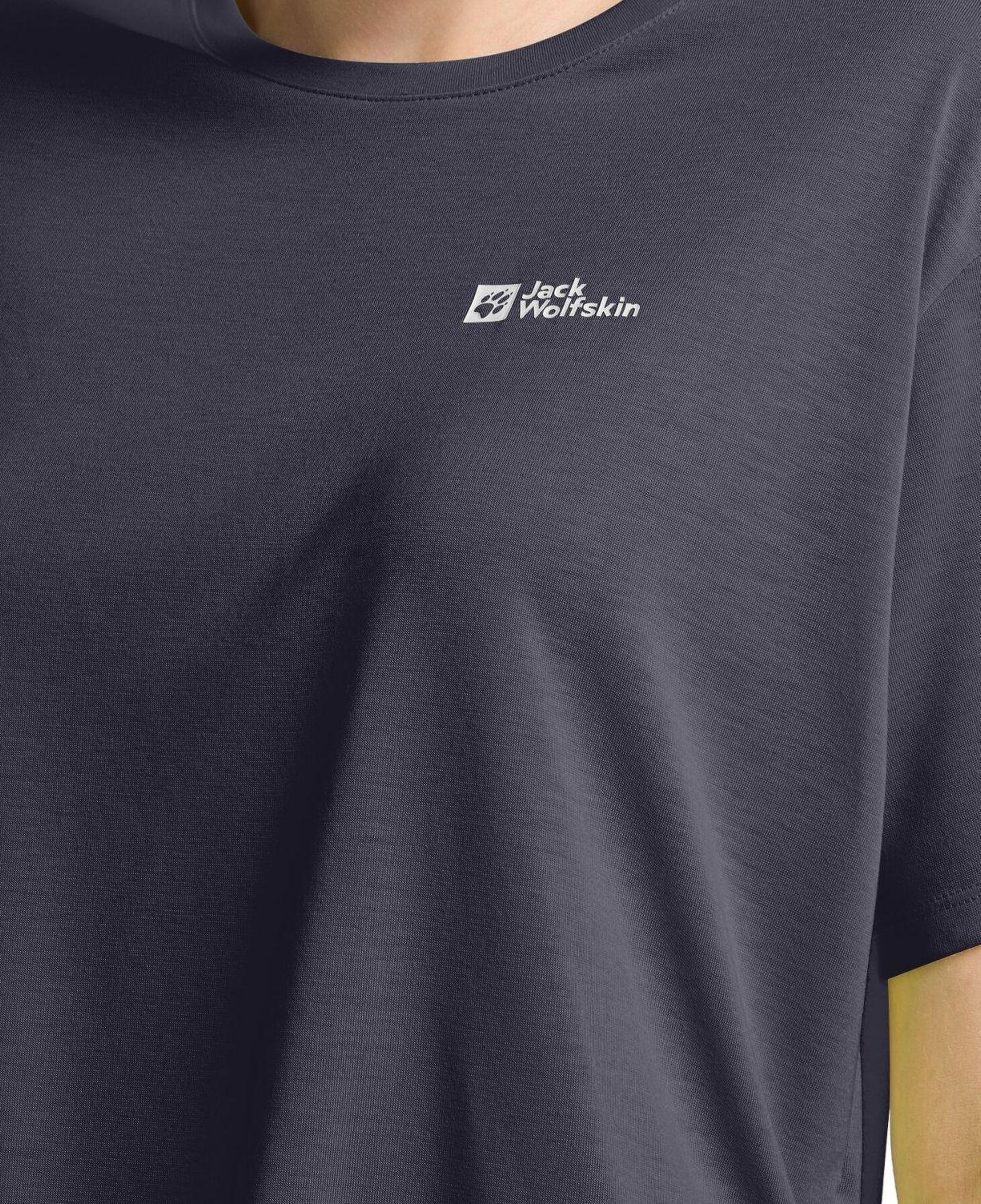 Jack Wolfskin VonAksesuar Crop Kadın Mavi Tişört