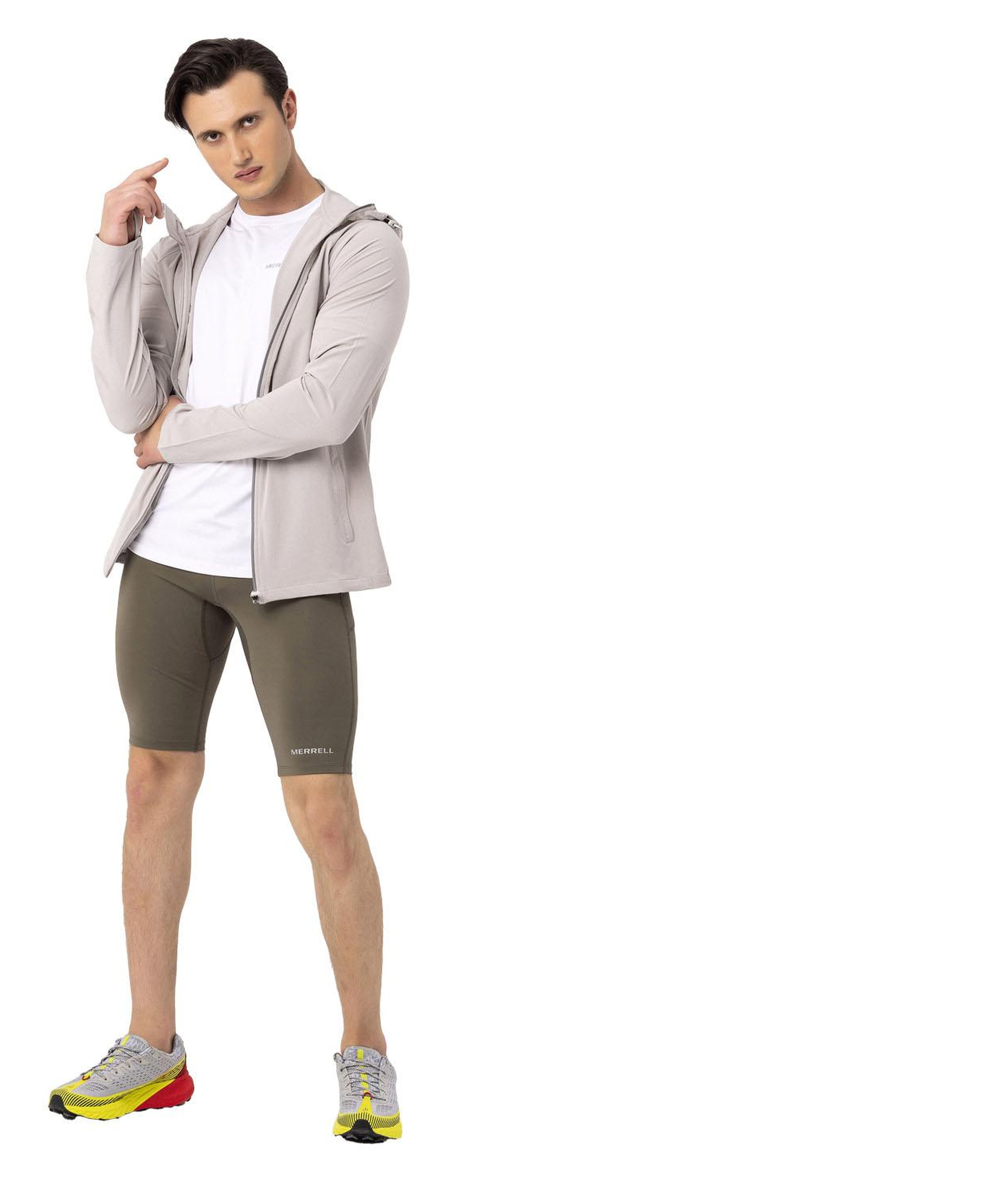 Merrell Just Erkek Bej Koşu Ceketi