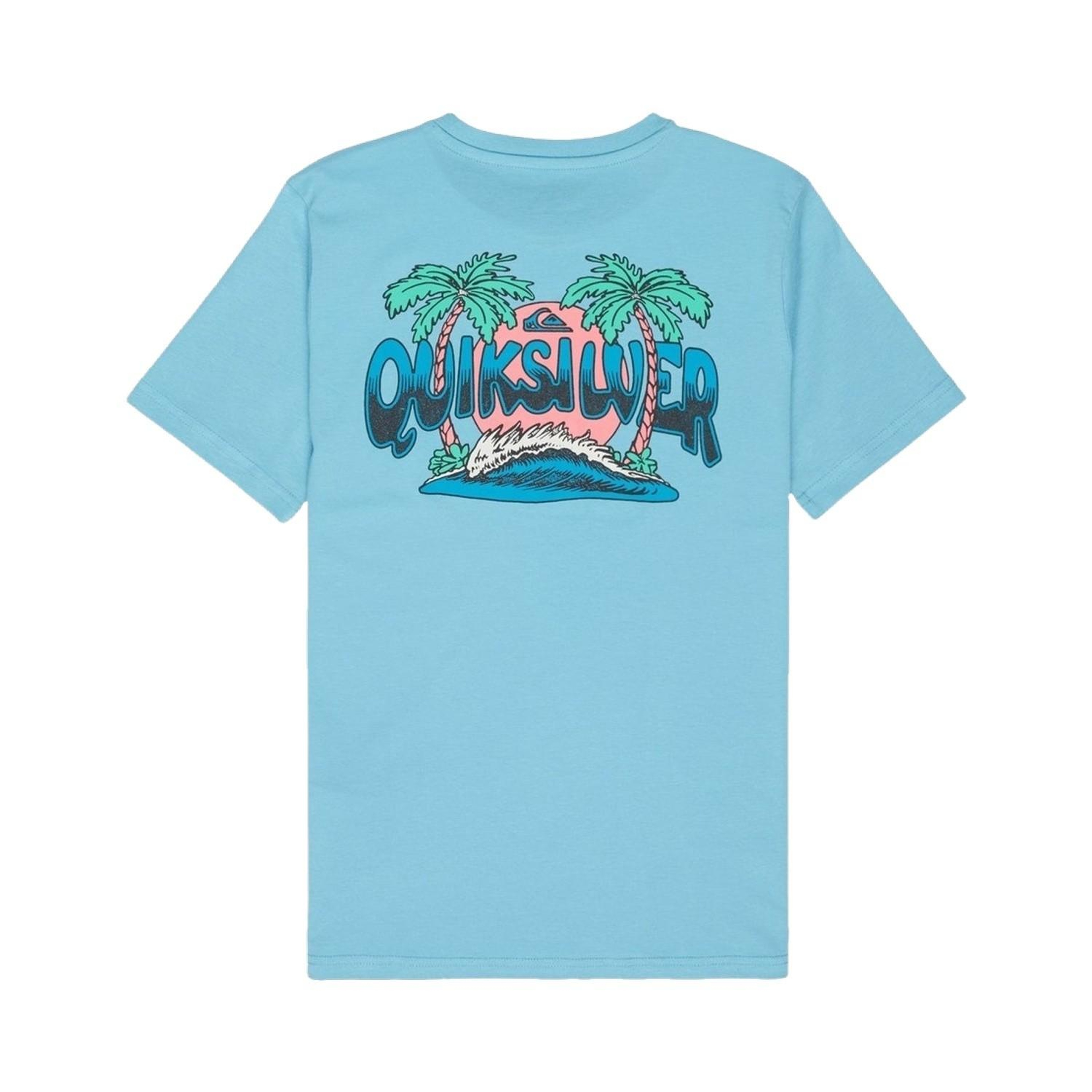 Quiksilver Palm Horizon Erkek Çocuk Mavi Tişört