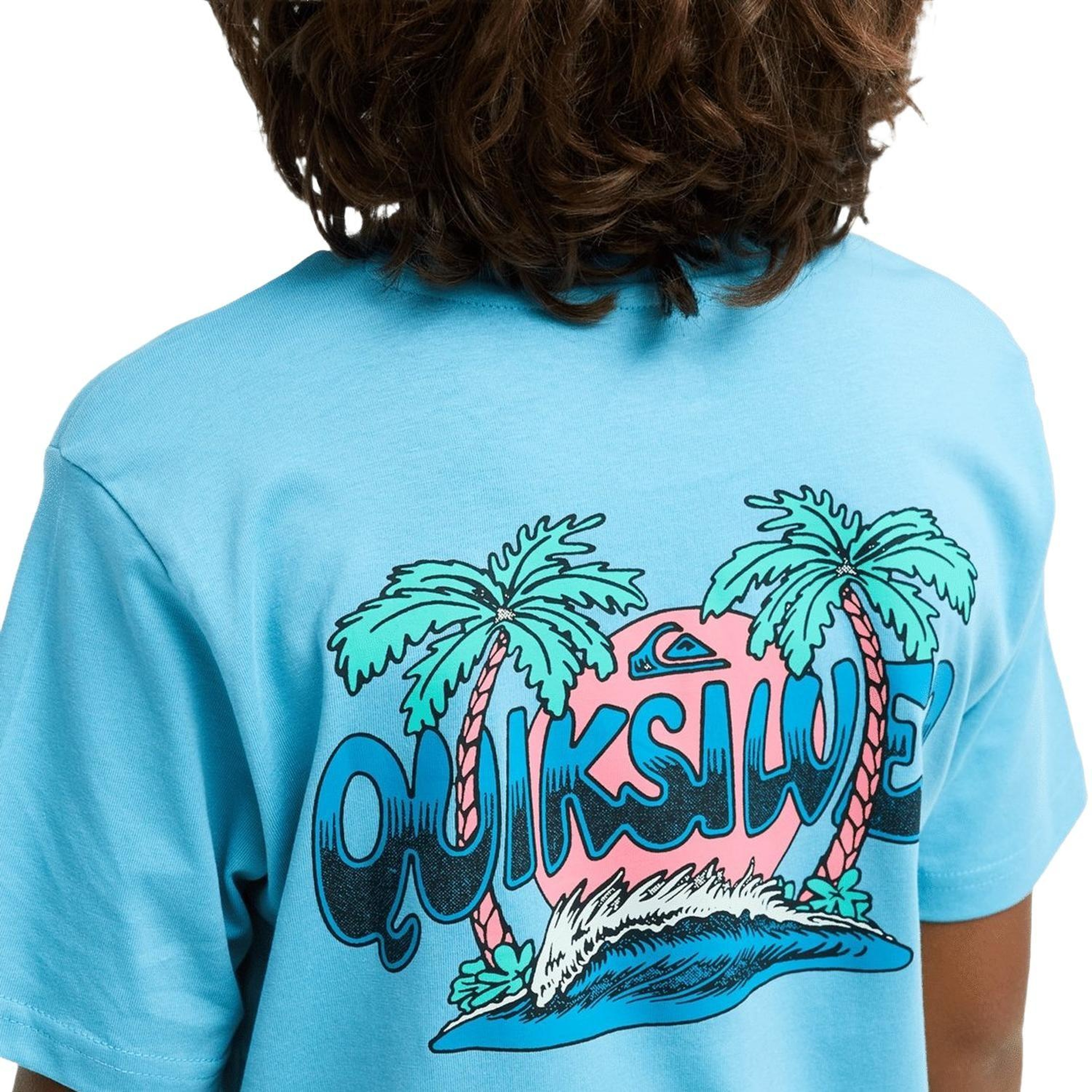 Quiksilver Palm Horizon Erkek Çocuk Mavi Tişört