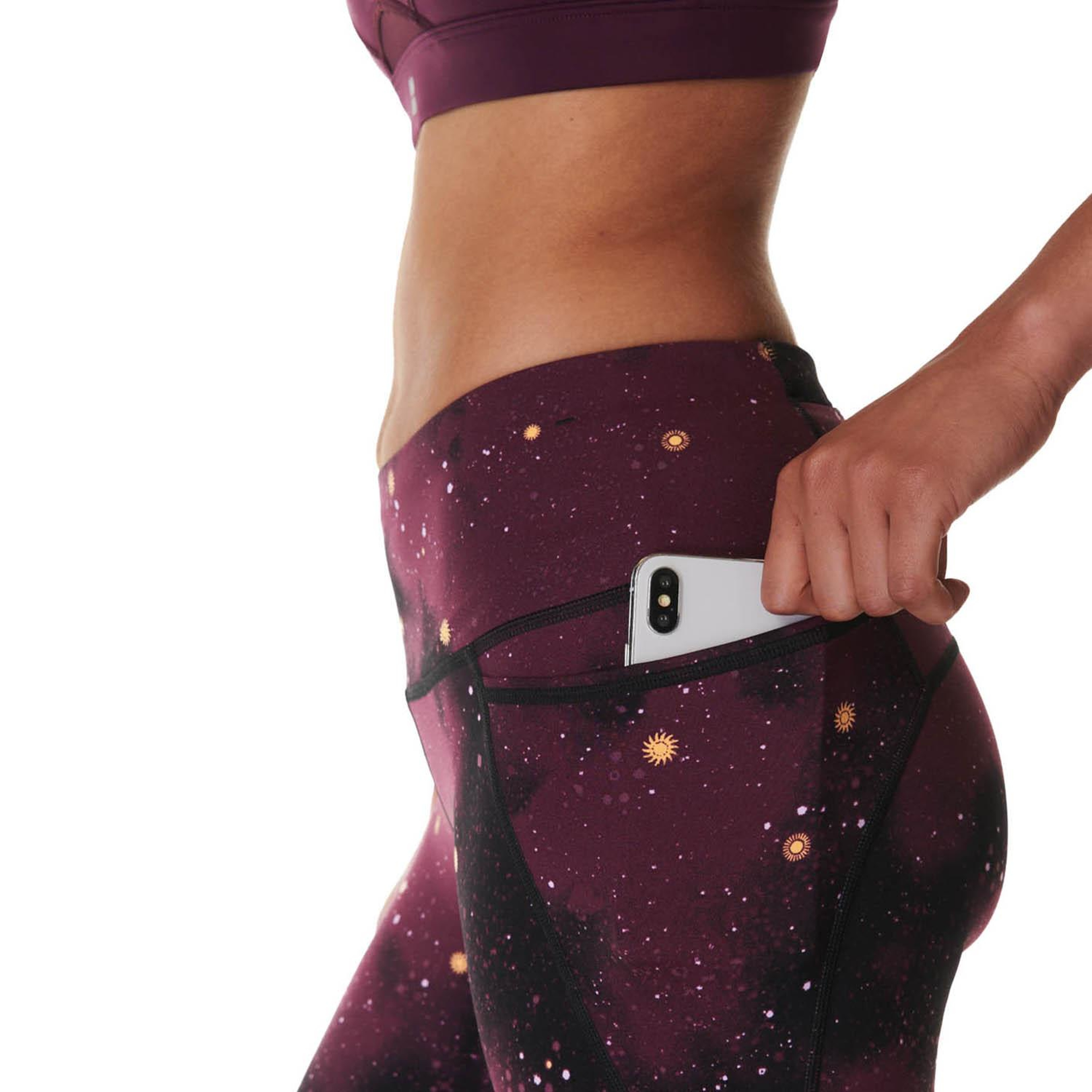 Sweaty Betty Power 78 Workout Leggings Kadın Mor Fitness Tayt