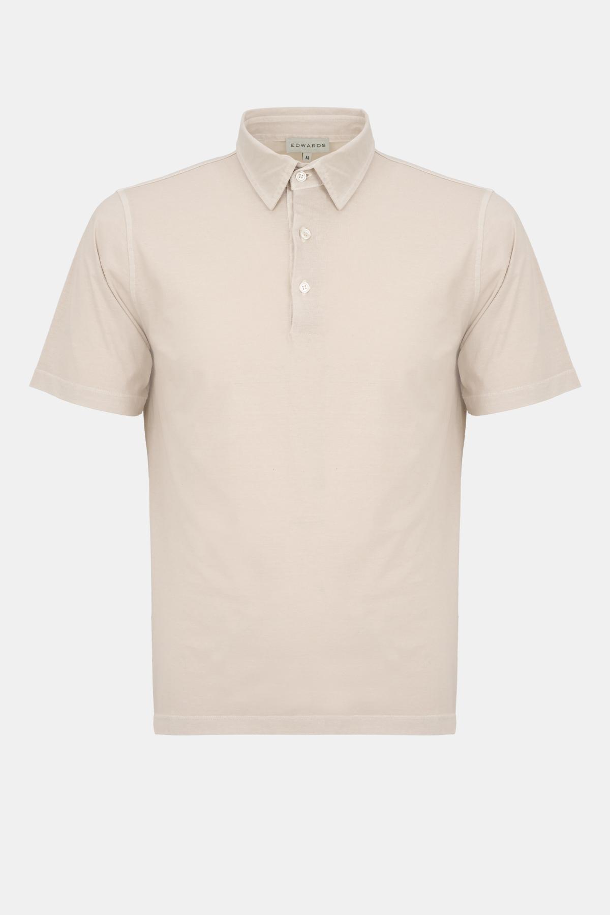 Erkek Kahverengi Polo Yaka T-Shirt