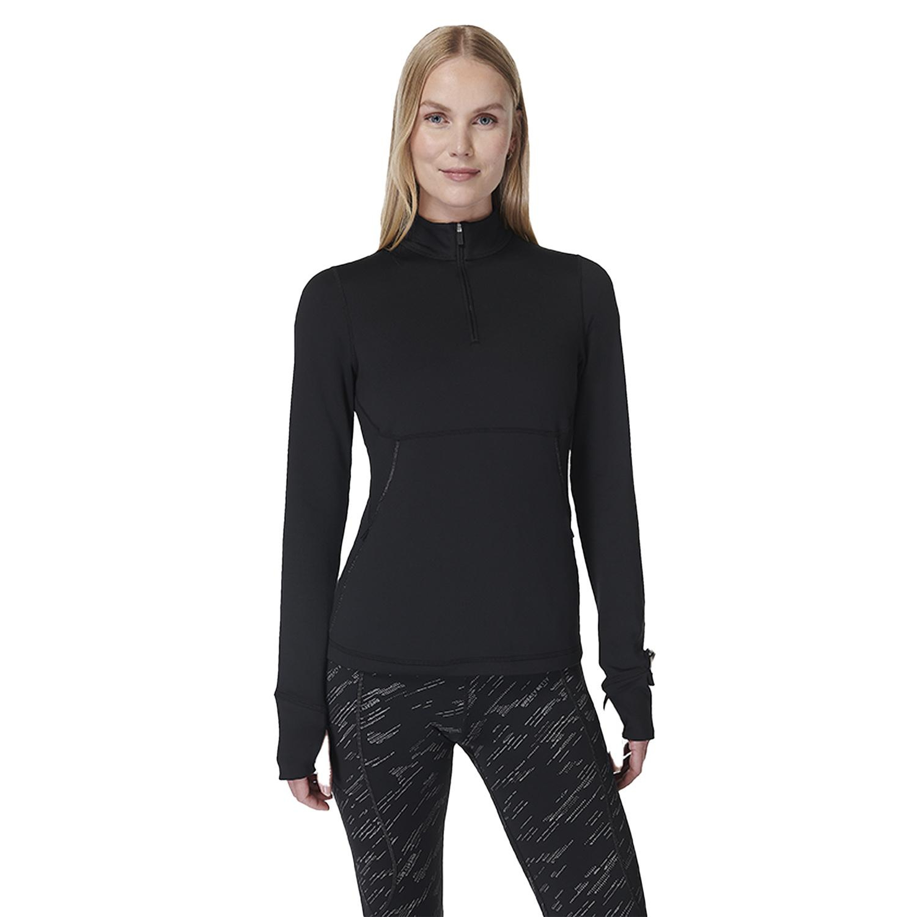 Sweaty Betty Therma Boost Running Half Zip Kadın Sweatshirt