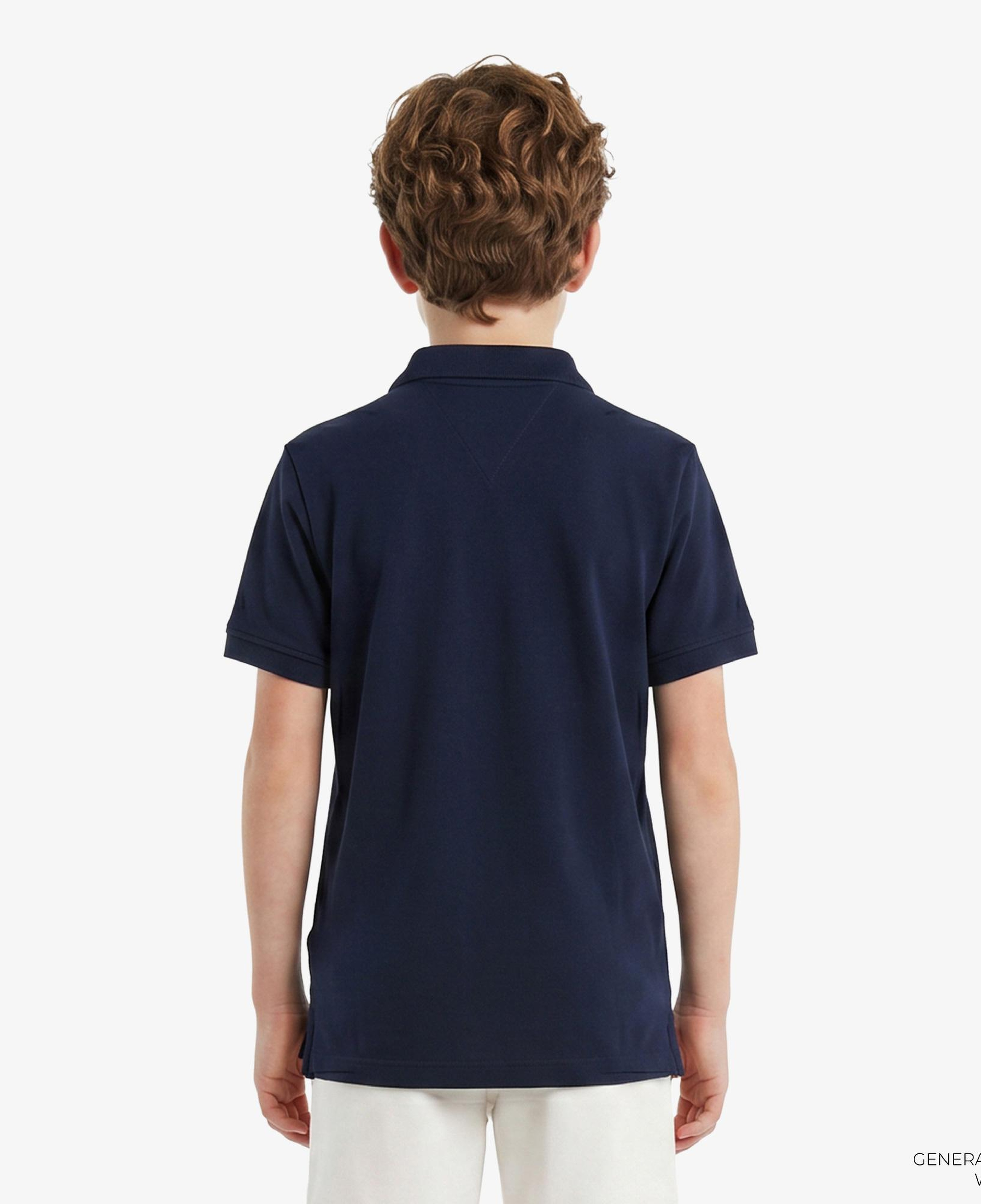 Tommy Hilfiger Essentials Çocuk Lacivert Polo Yaka T-Shirt