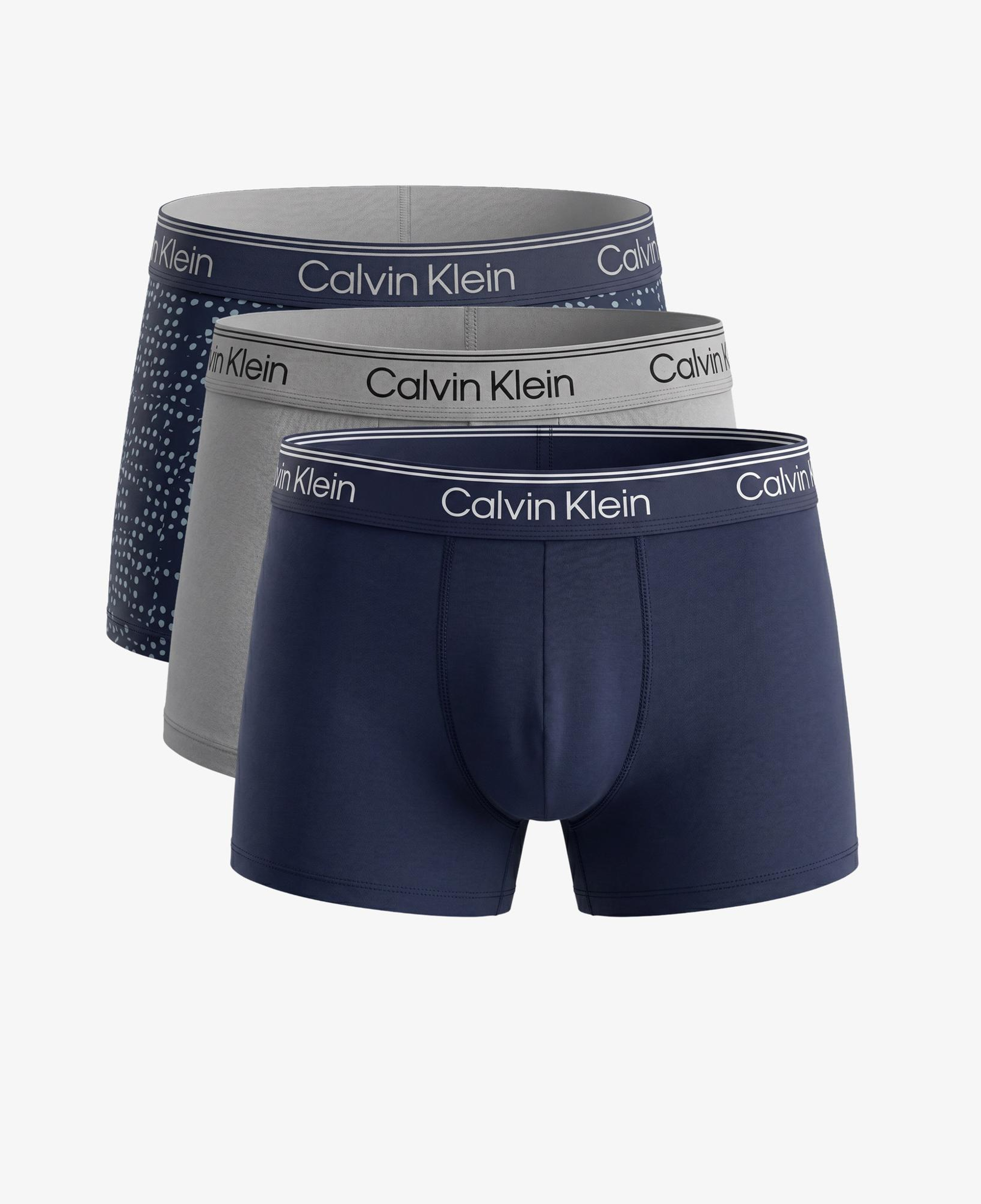 Calvin Klein Low Rise Trunk 3'lü Erkek Mavi Boxer