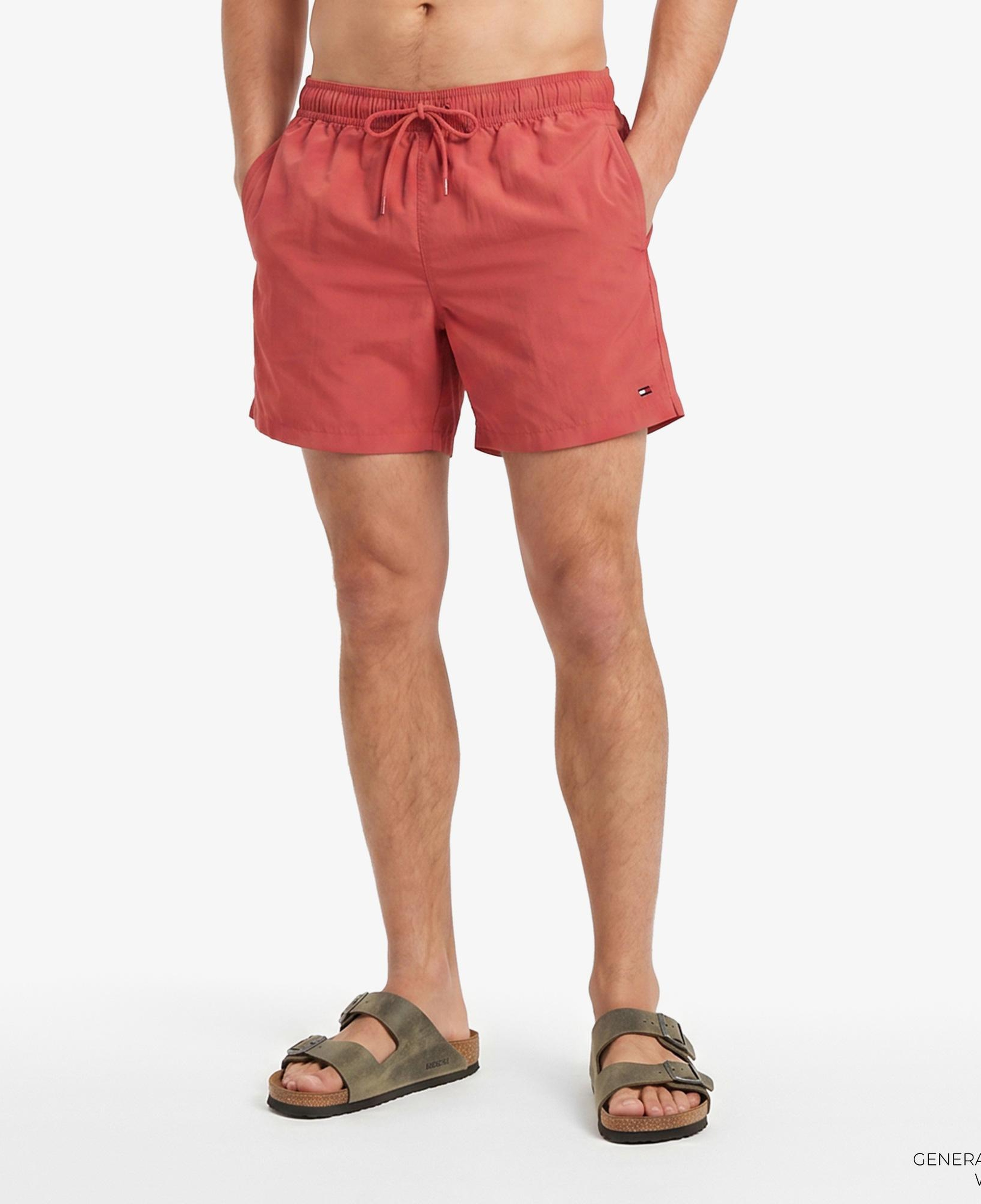 Tommy Hilfiger Essentials Erkek Kırmızı Deniz Şortu