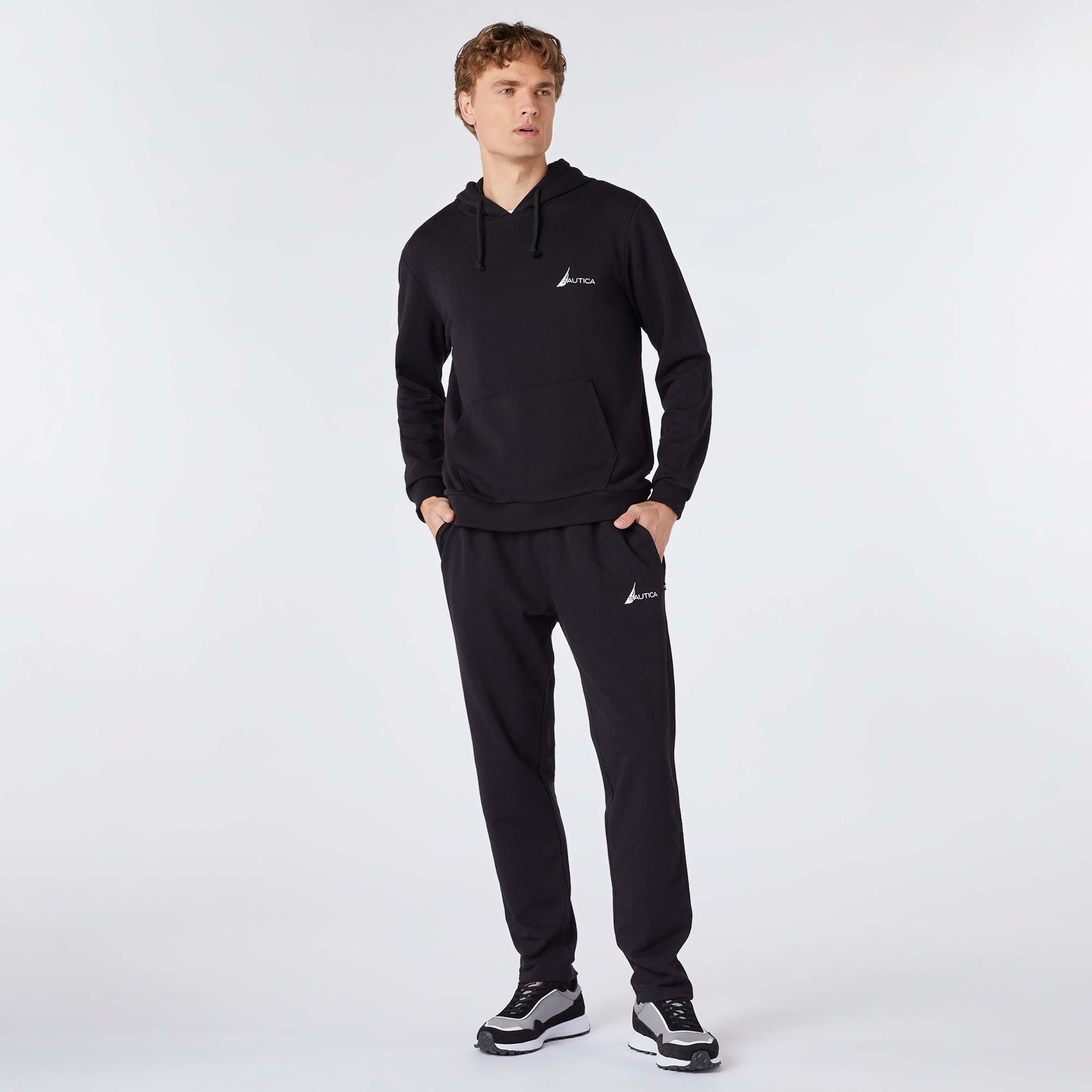 Nautica Erkek Siyah Standart Fit Sweatshirt