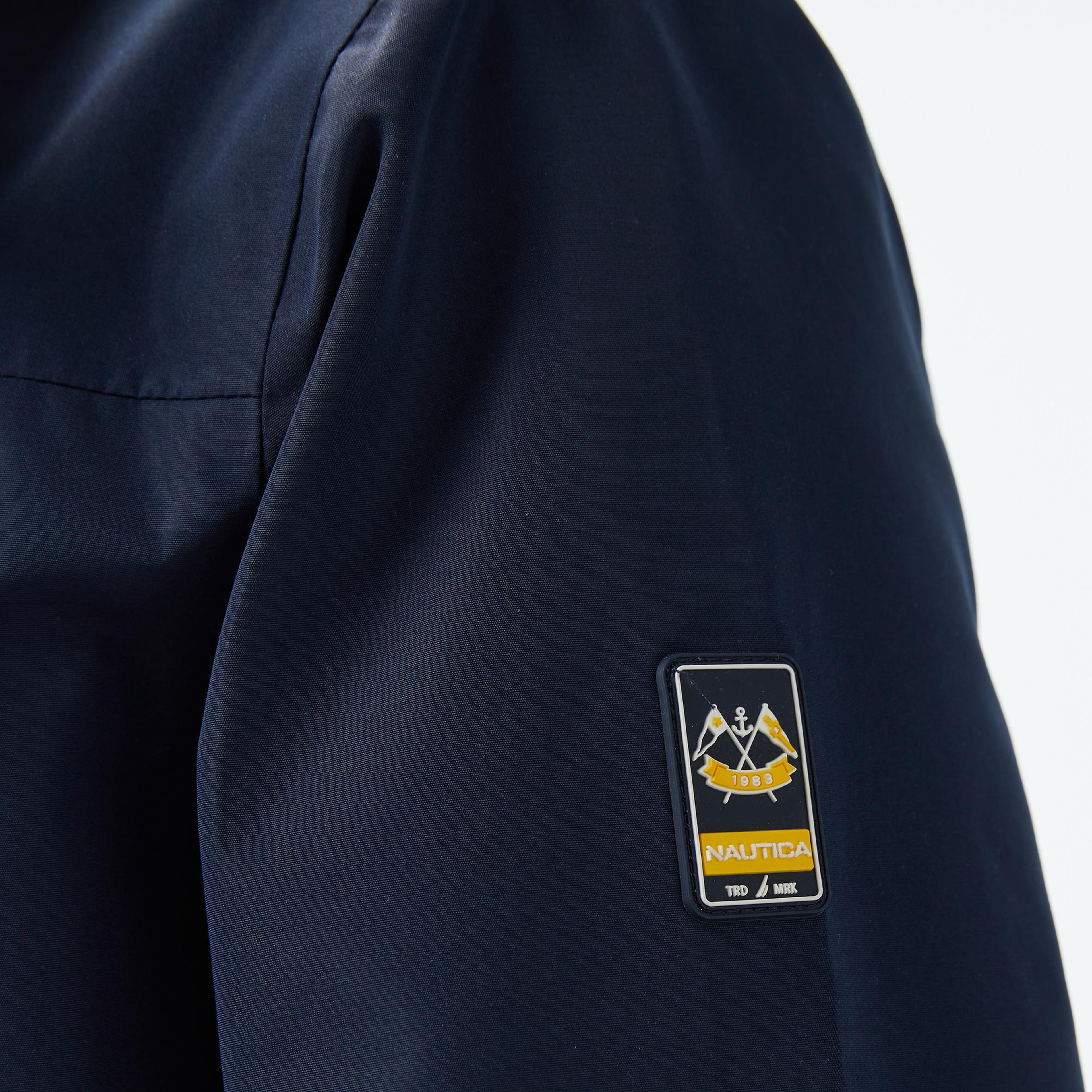 Nautica Erkek Lacivert Regular Fit Dik Yaka Mont