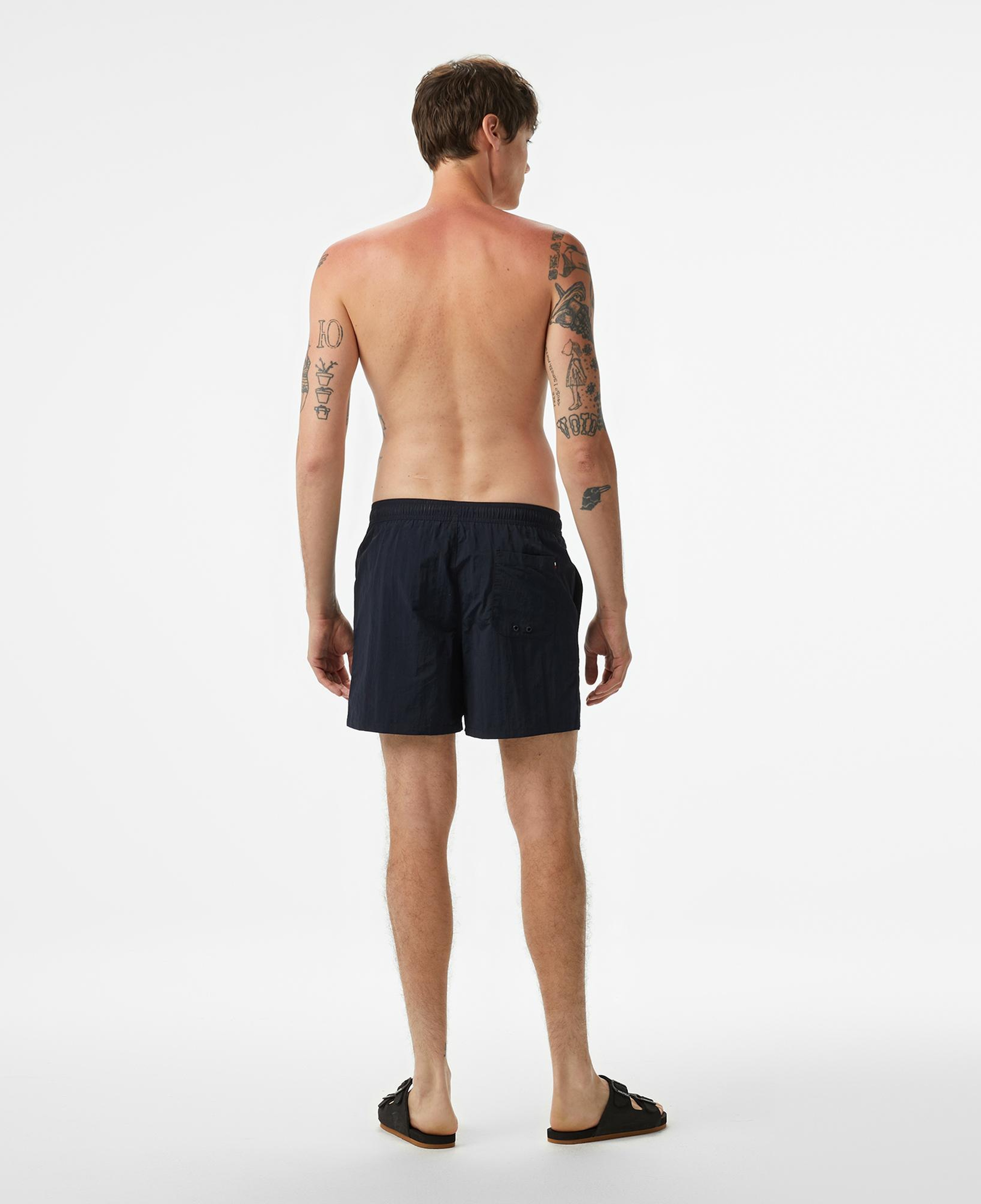 Tommy Hilfiger Mid Length Essential Erkek Lacivert Mayo