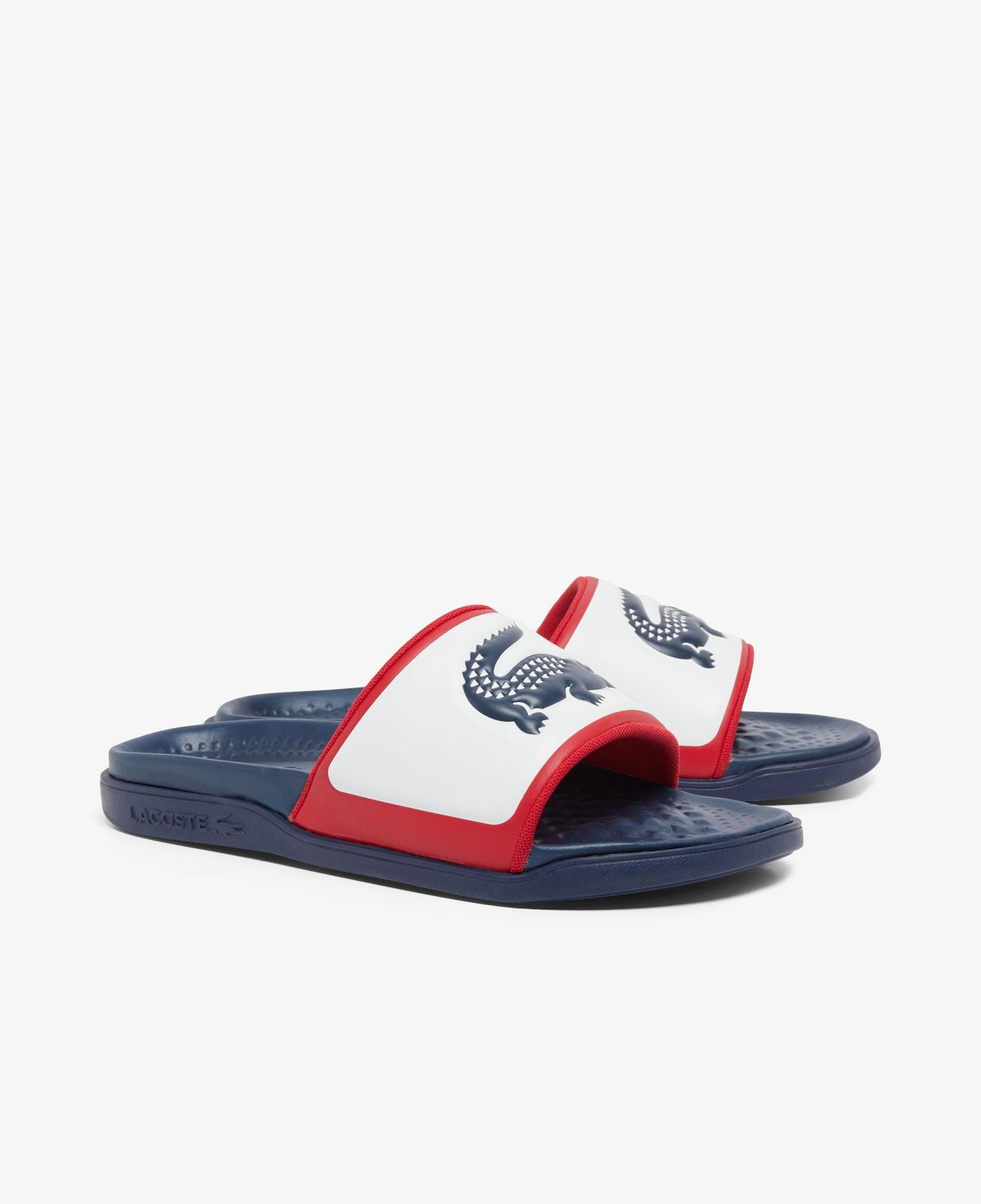 Lacoste Serve Slide Dual Erkek Lacivert Terlik