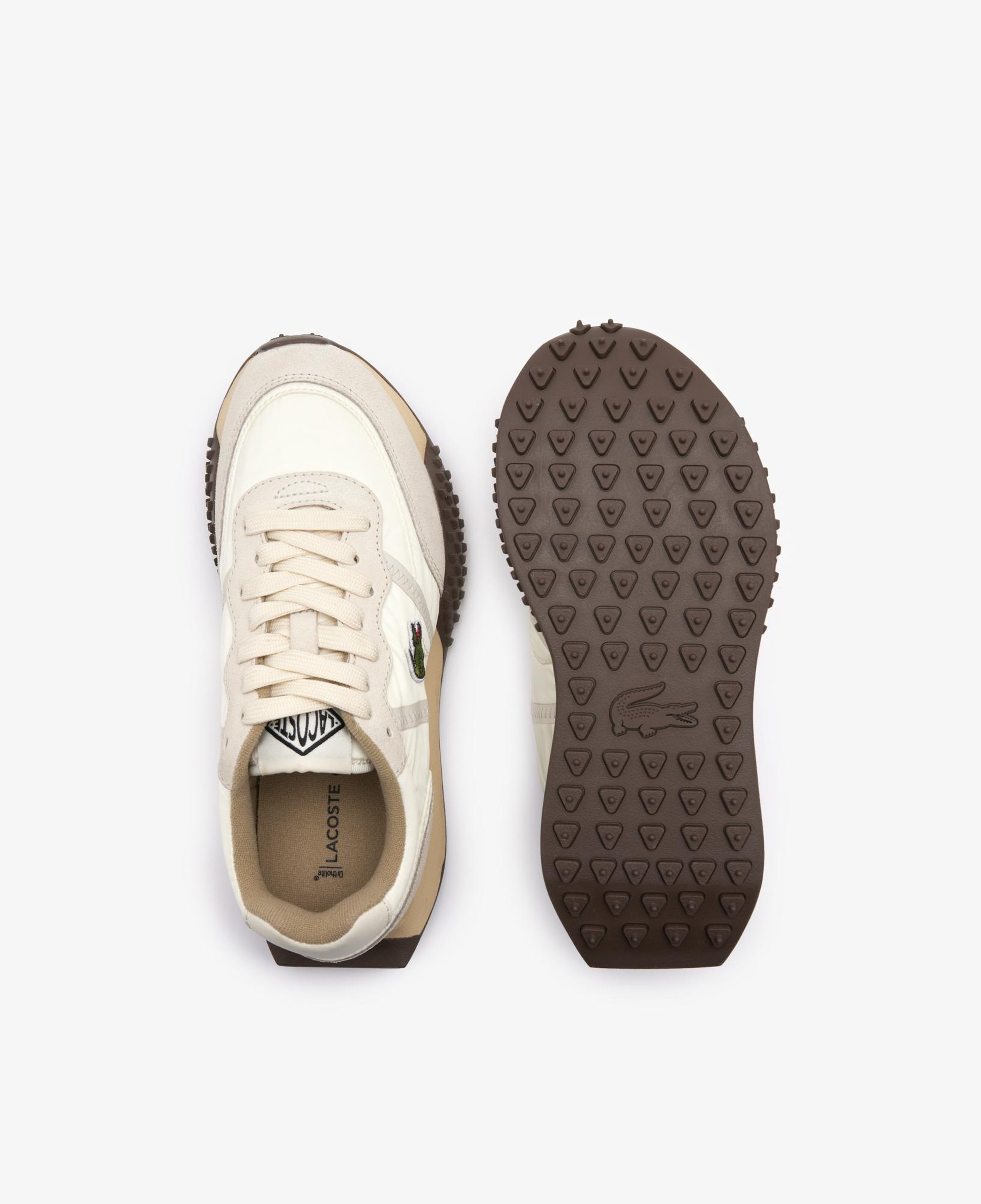 Lacoste L-Spin Deluxe 3.0 Kadın Bej Sneaker