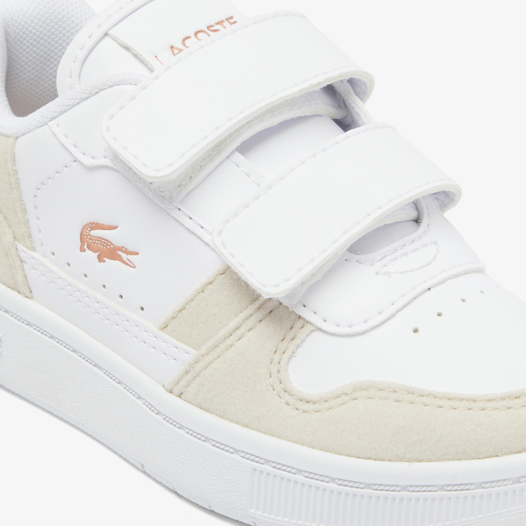 Lacoste T-Clip Bebek Beyaz/Pembe Spor Ayakkabı