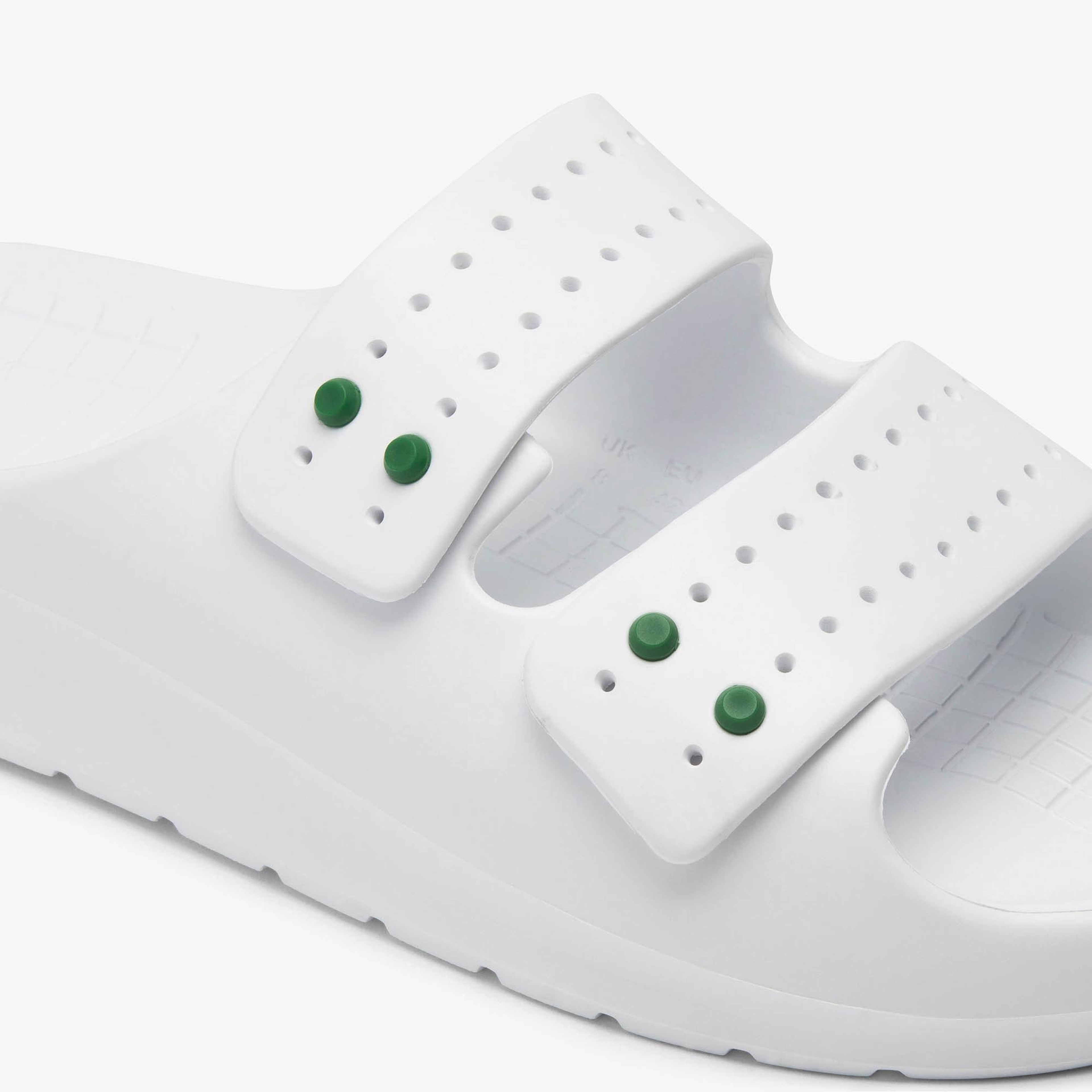 Lacoste Serve Strap Kadın Beyaz Terlik