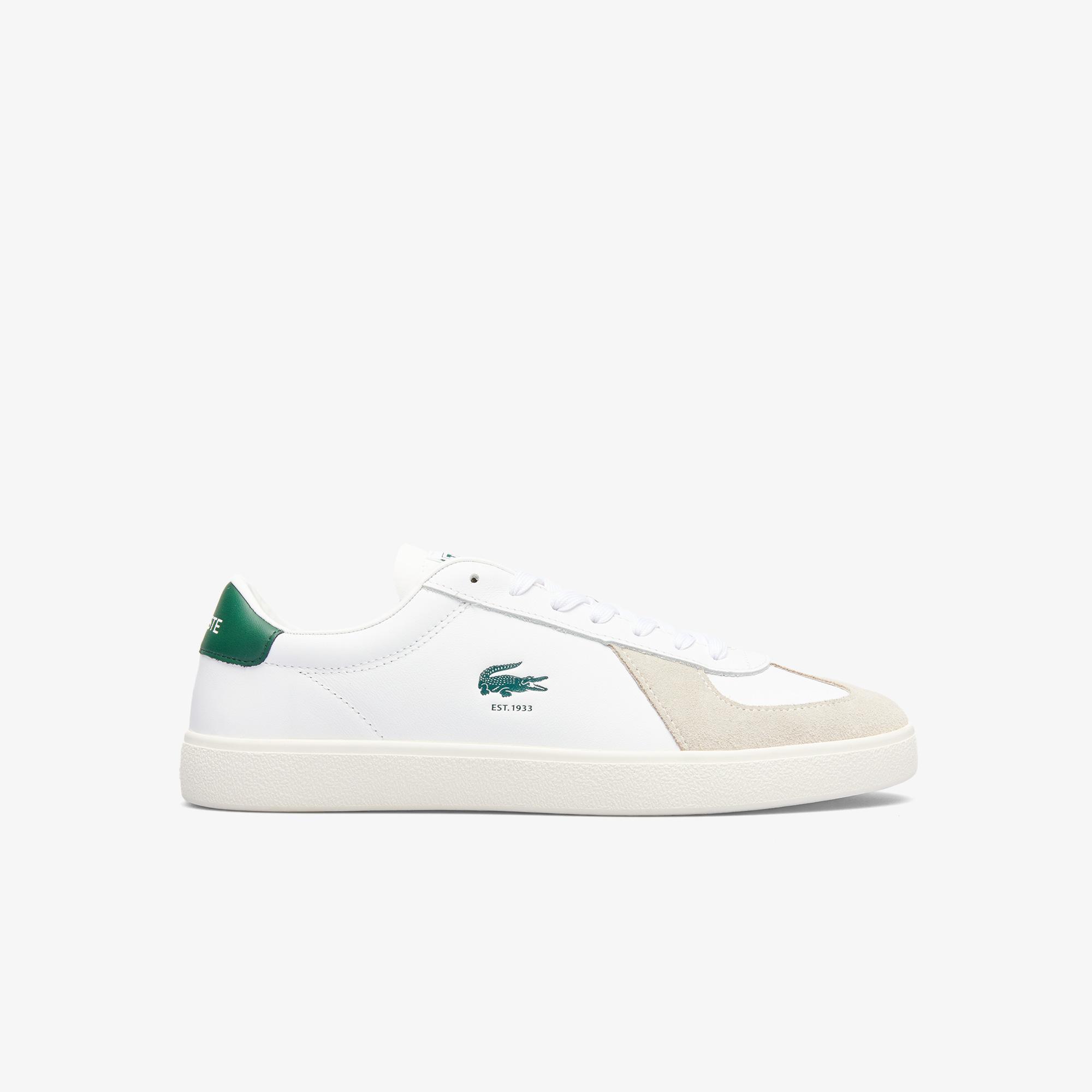 Lacoste Baseshot Pro Leather Erkek Beyaz Sneaker