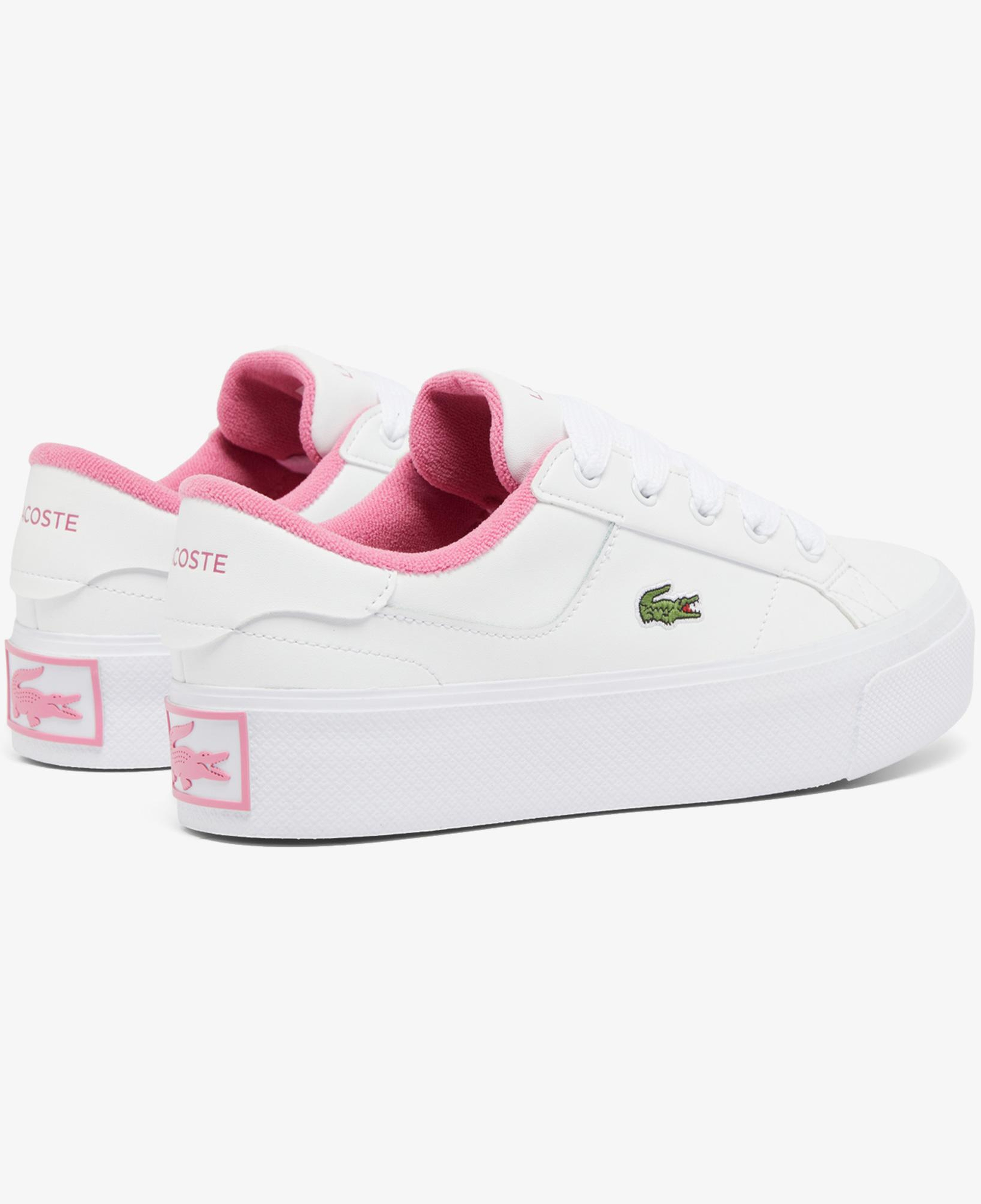 Lacoste Ziane Platform Kadın Beyaz/Pembe Sneaker