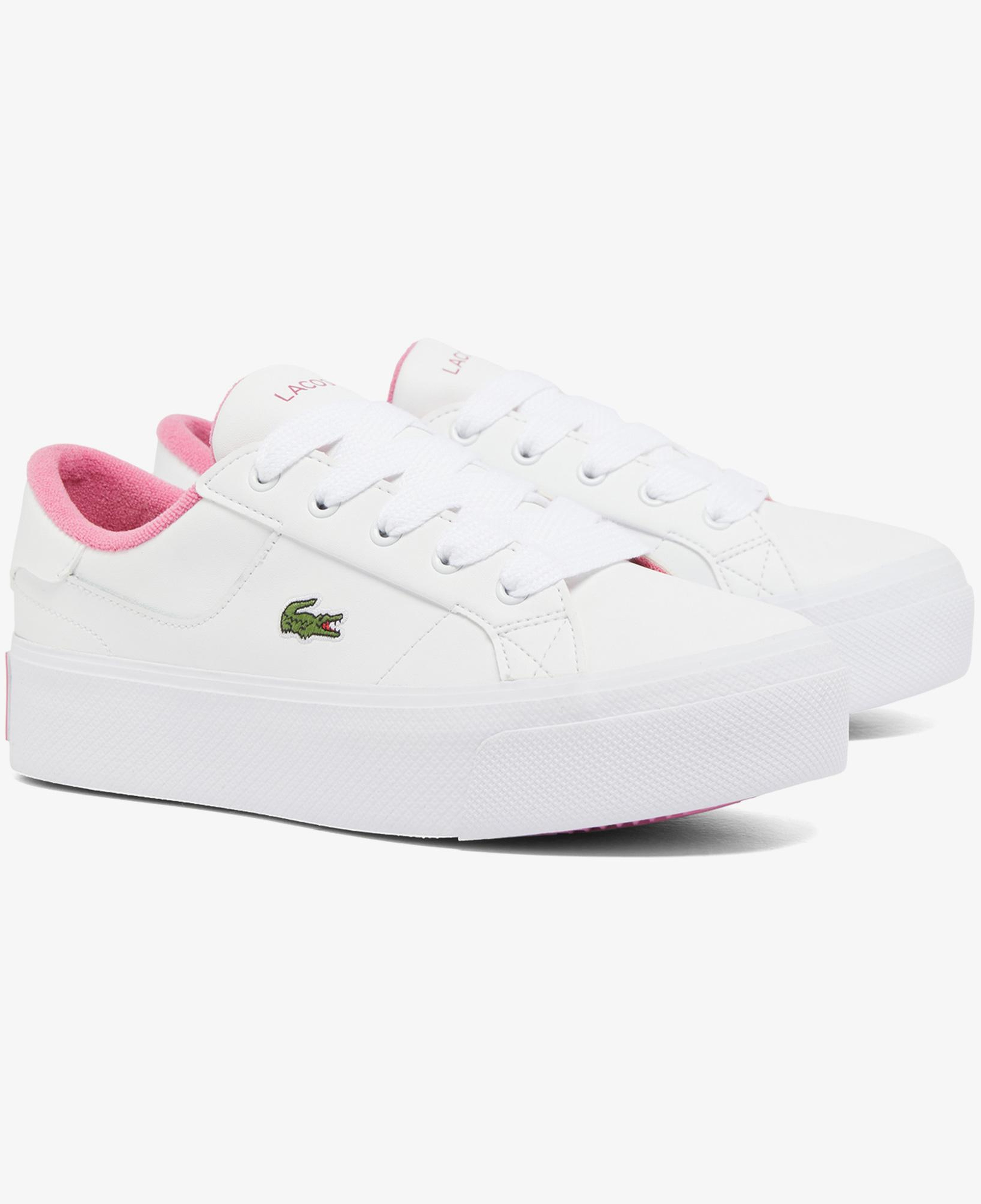 Lacoste Ziane Platform Kadın Beyaz/Pembe Sneaker