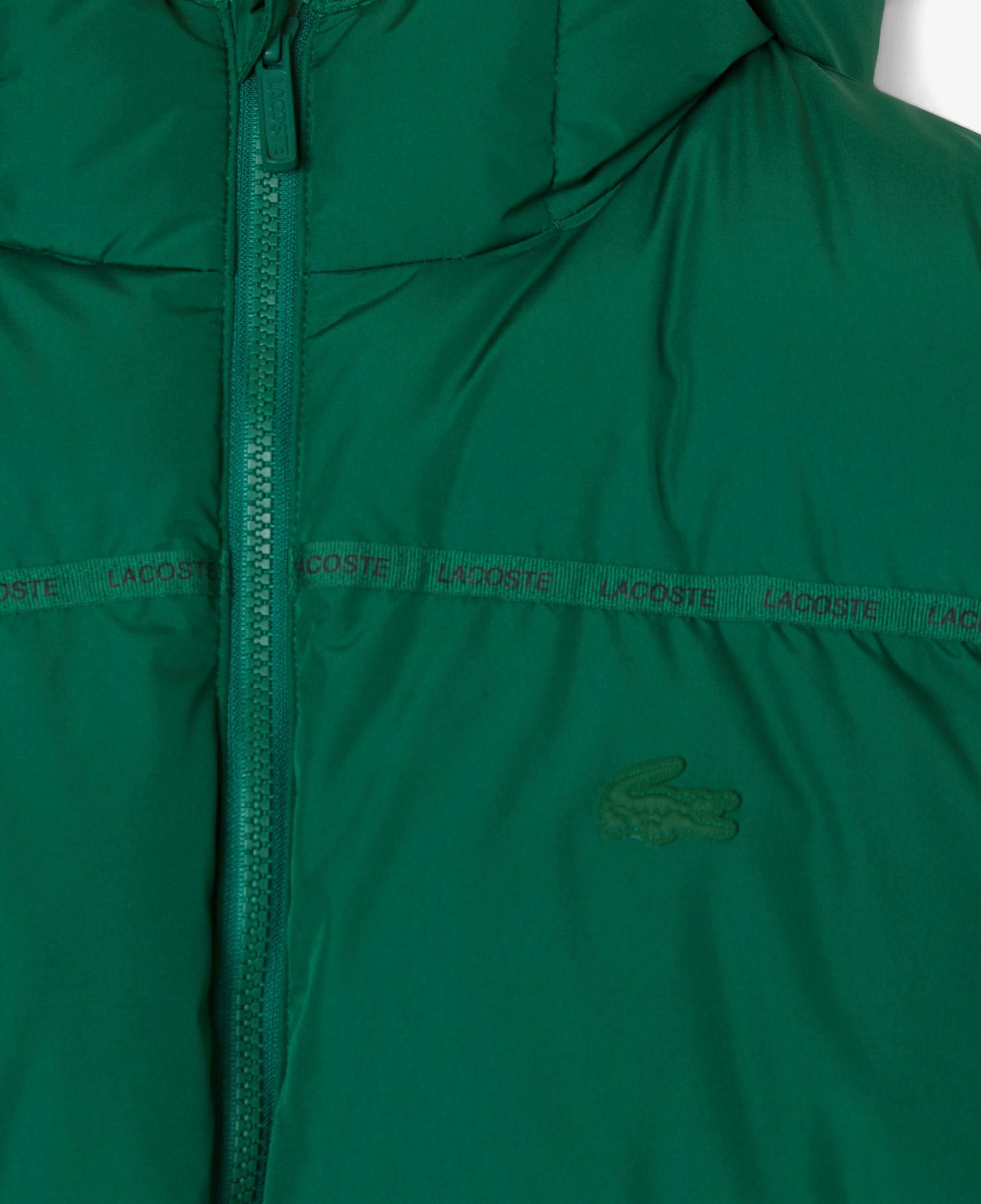 Lacoste Erkek Relaxed Fit Kapüşonlu Yeşil Mont
