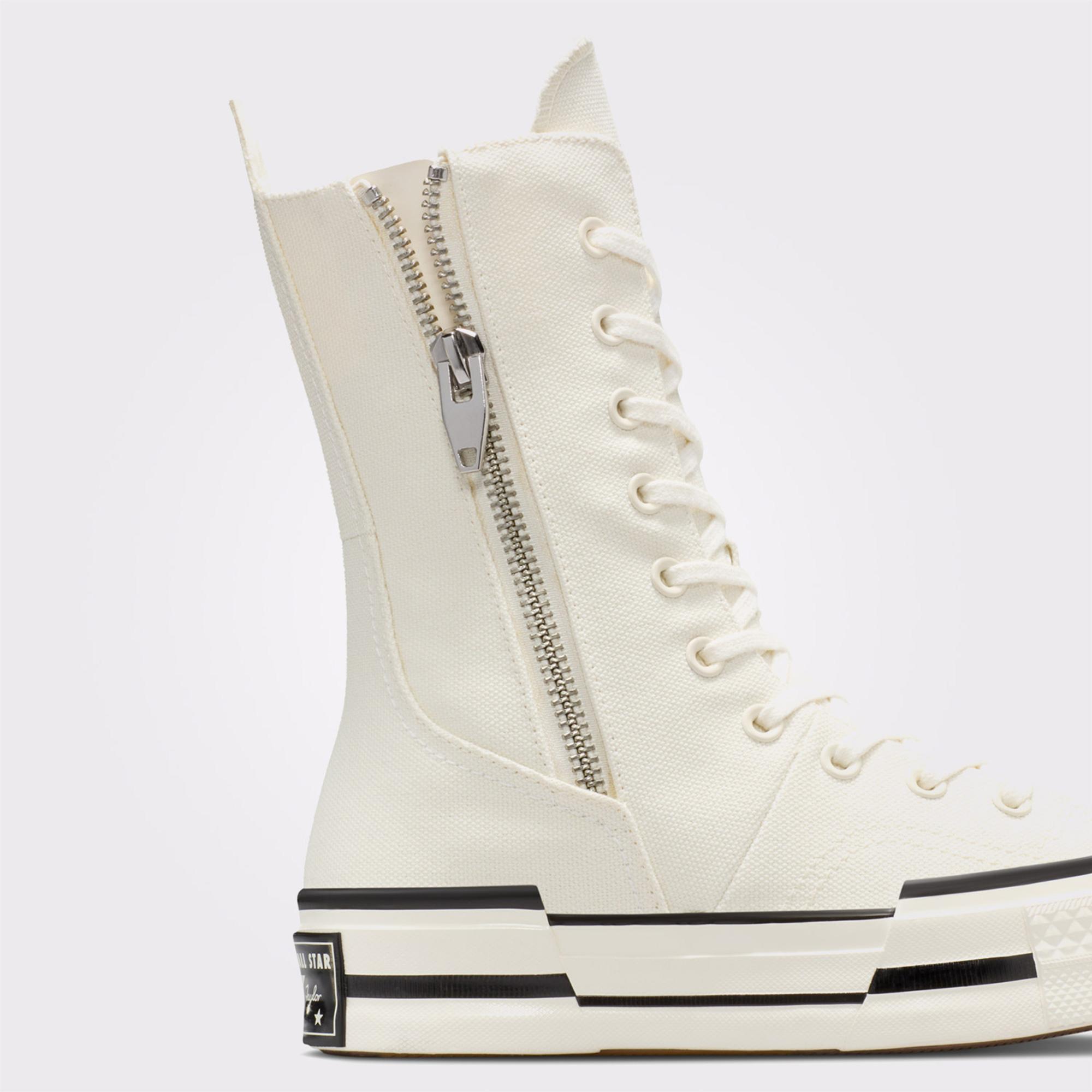 Converse Chuck 70 Plus Unisex Krem Platform Sneaker