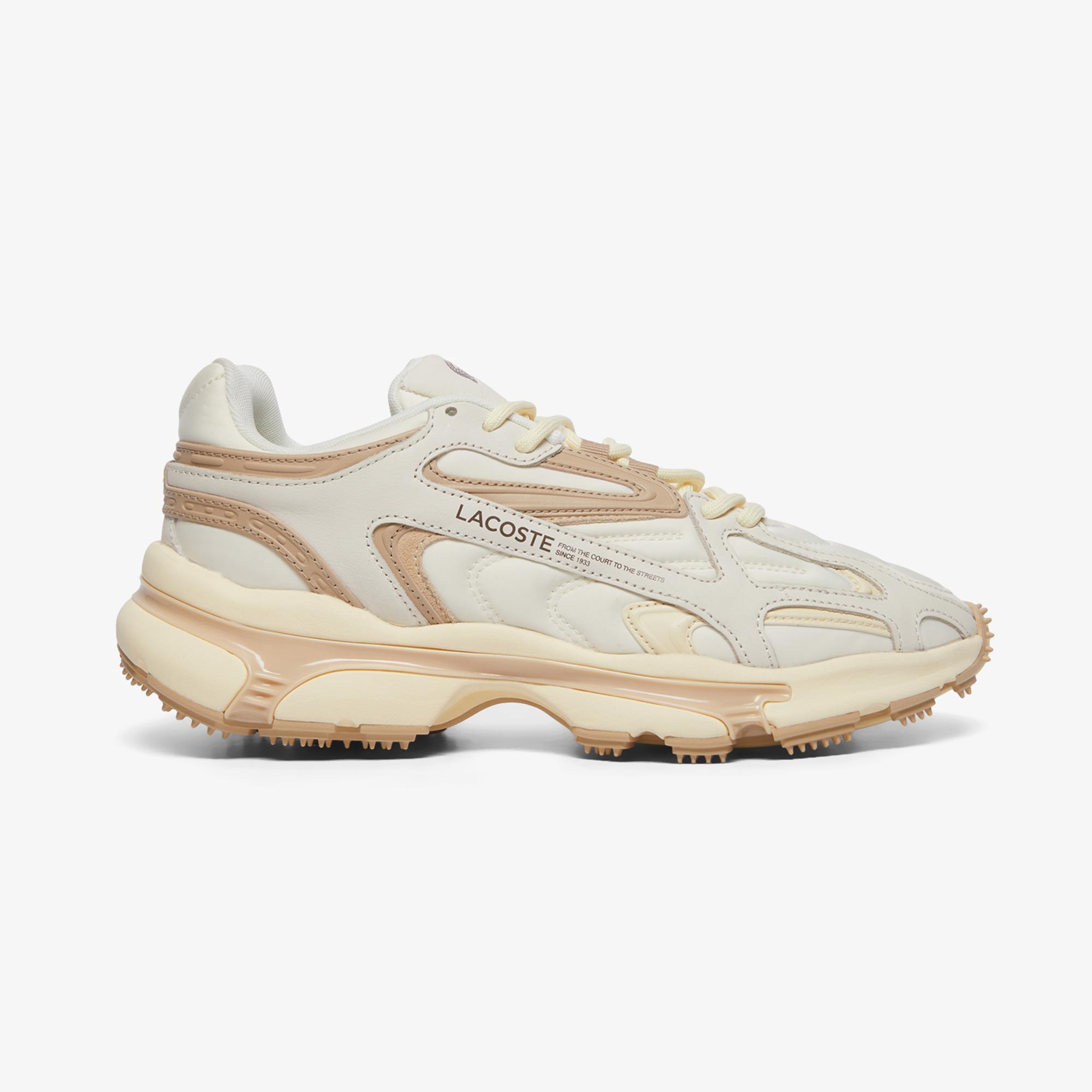 Lacoste L003 2K24 Erkek Krem Sneaker