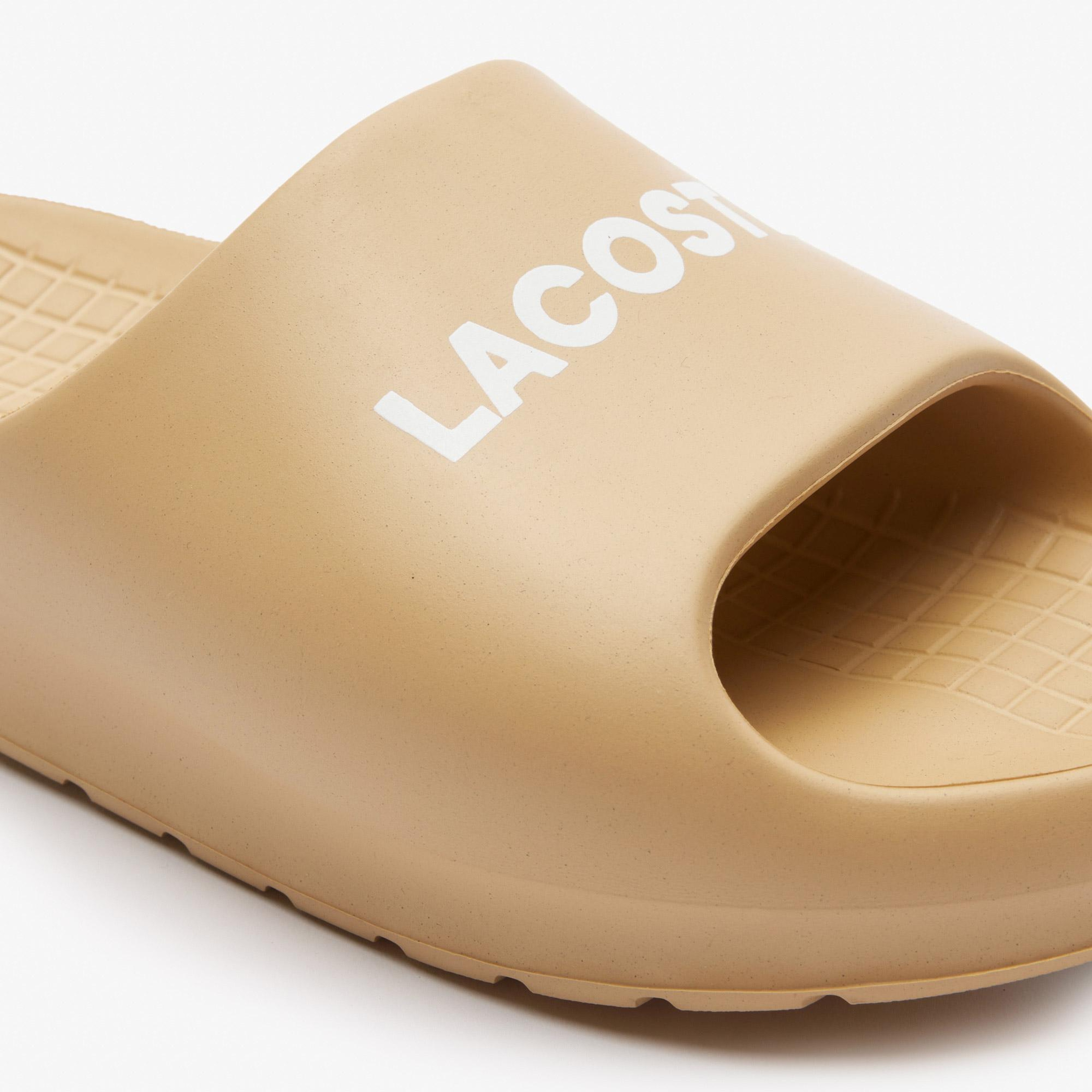 Lacoste Serve Slide 2.0 Kadın Bej Terlik