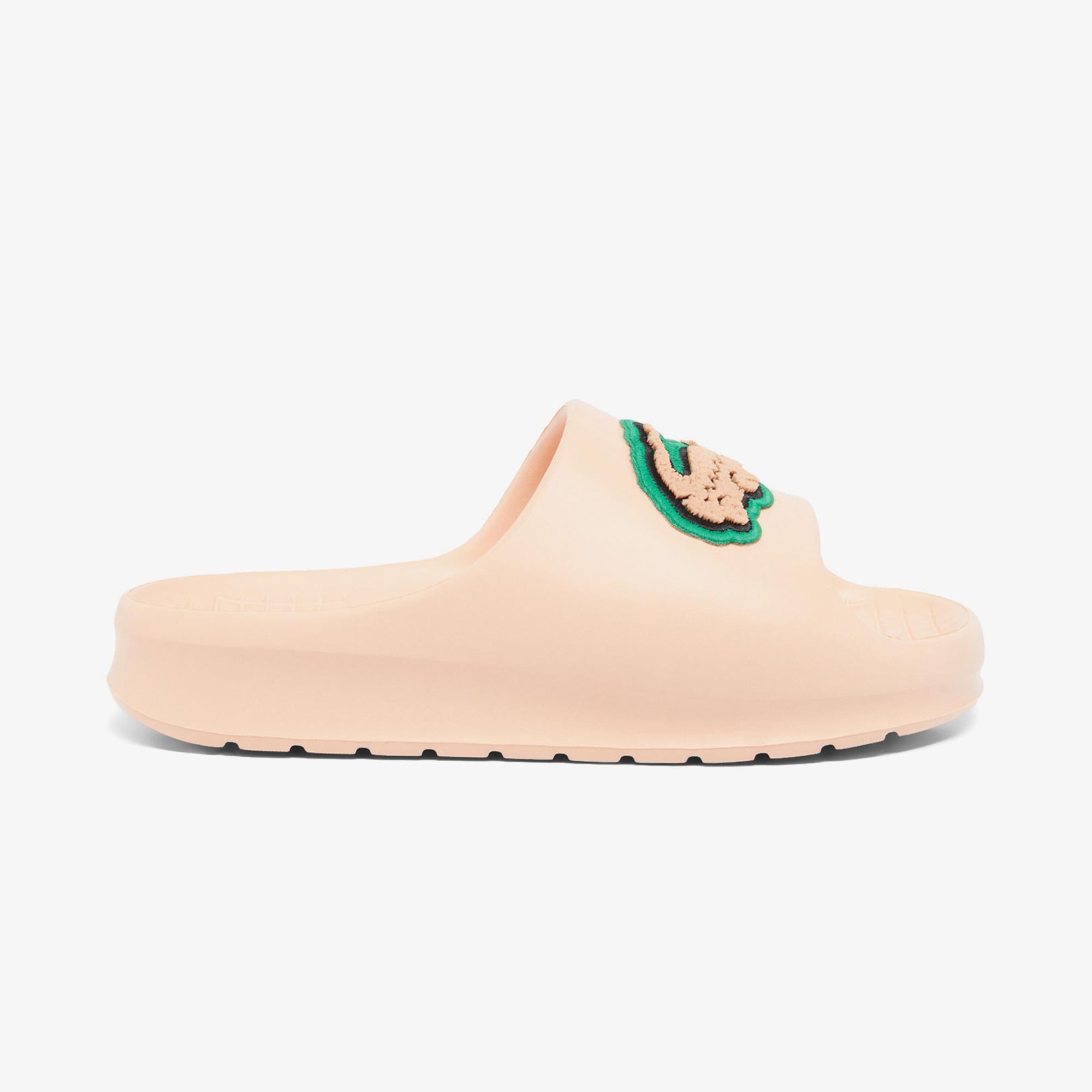 Lacoste Croco 2.0 Evo Kadın Pembe Terlik