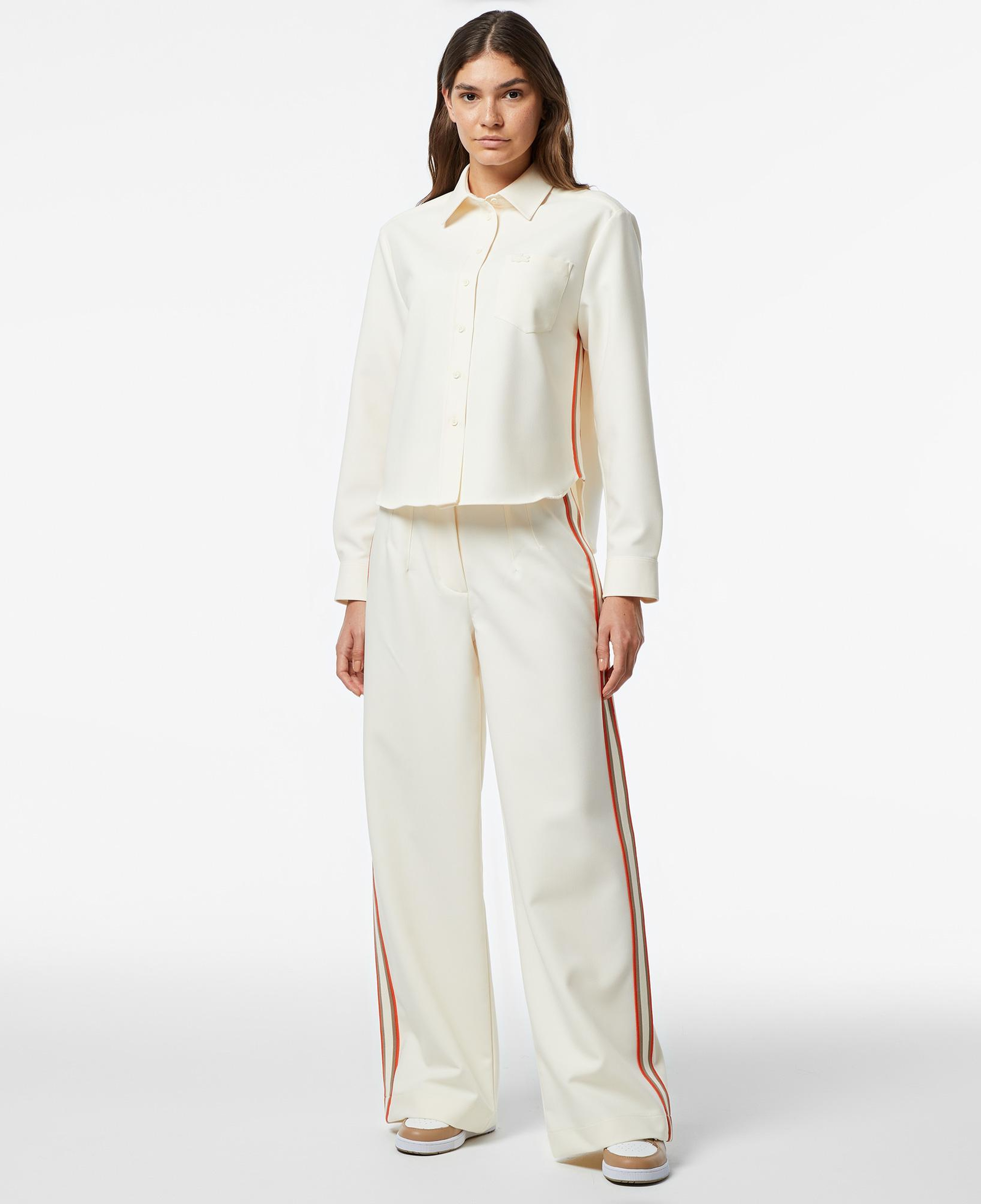 Kadın Regular Fit Krem Pantolon