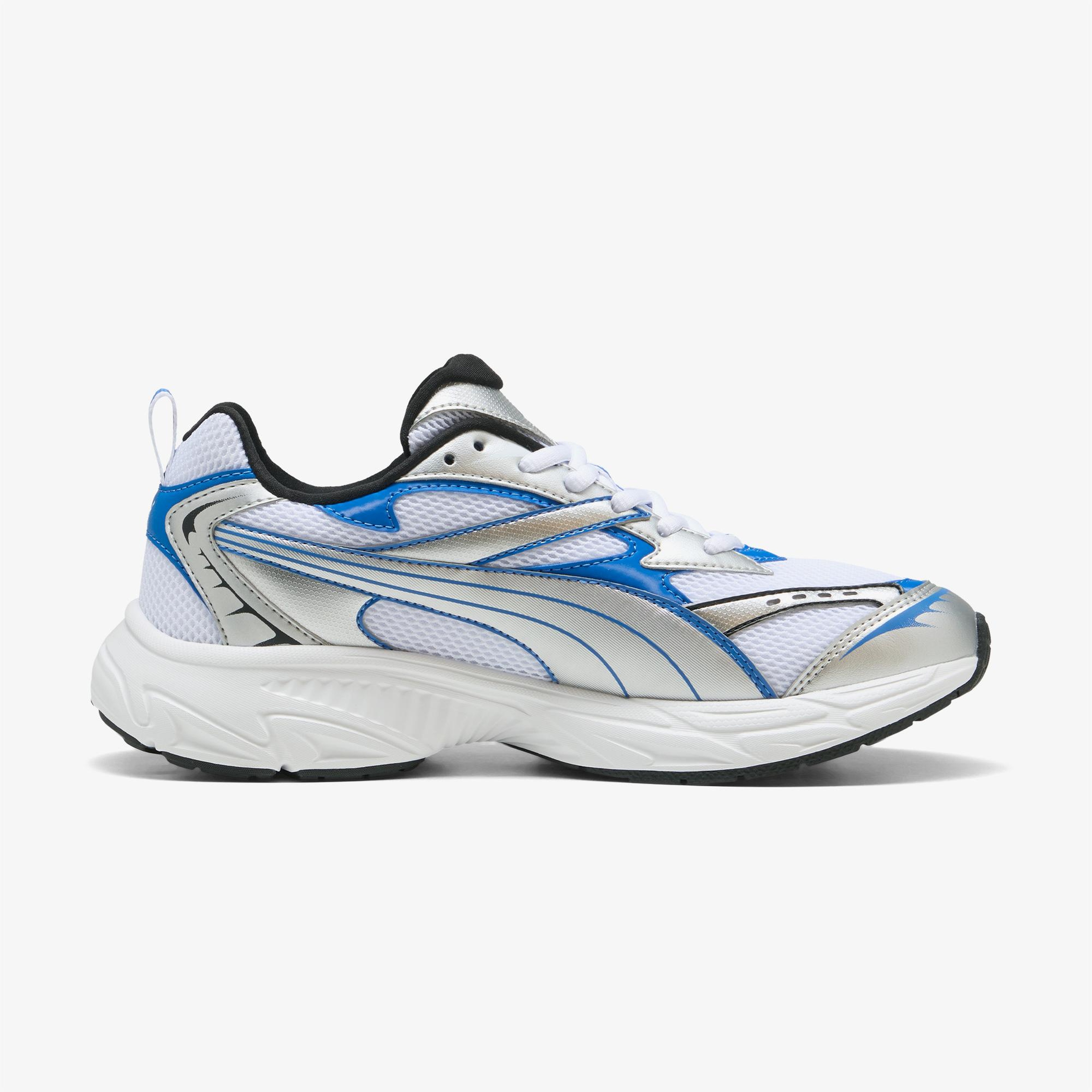 Puma Morphic Unisex Mavi Detaylı Beyaz Spor Ayakkabı