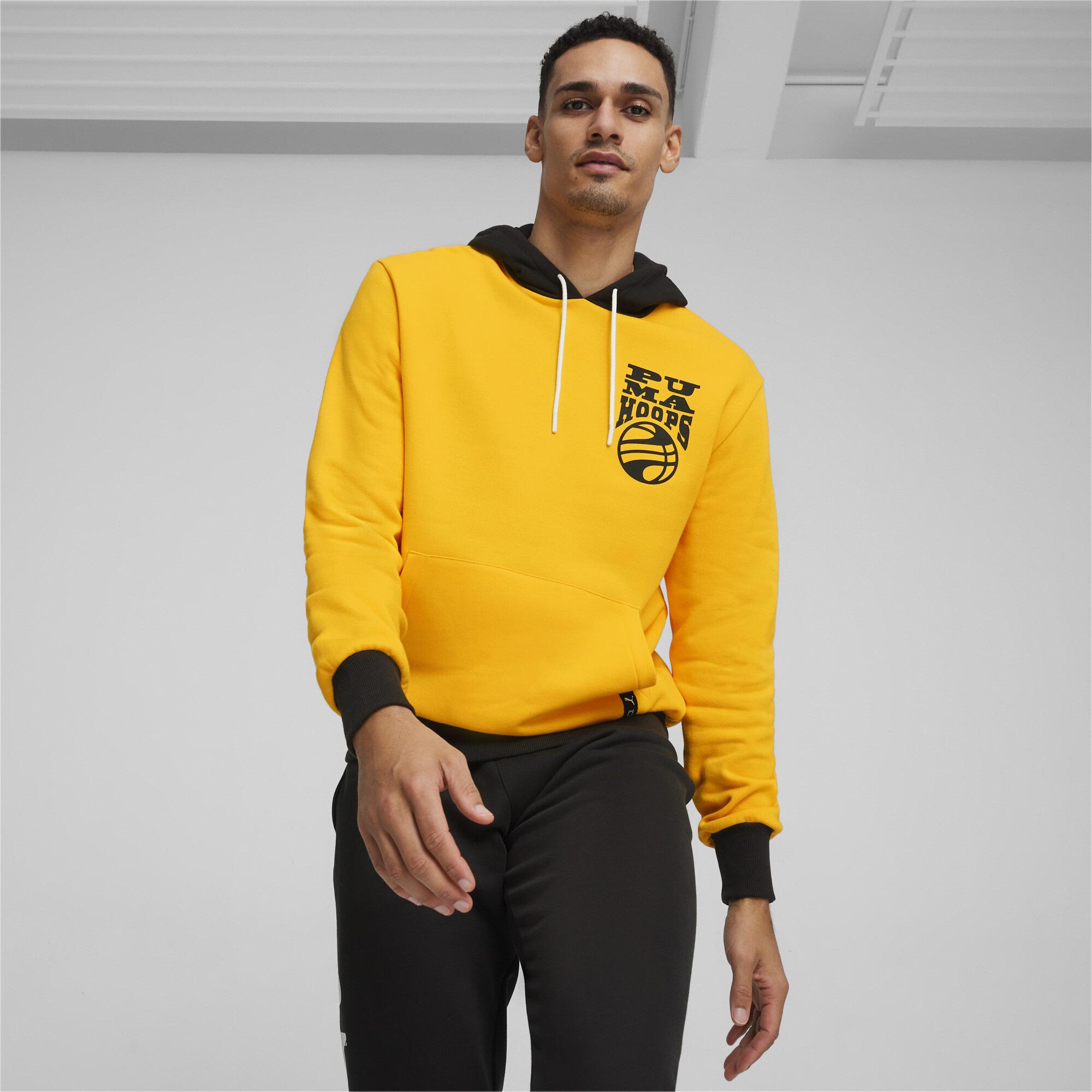 Puma Posterize 2.0 Erkek Sarı Hoodie