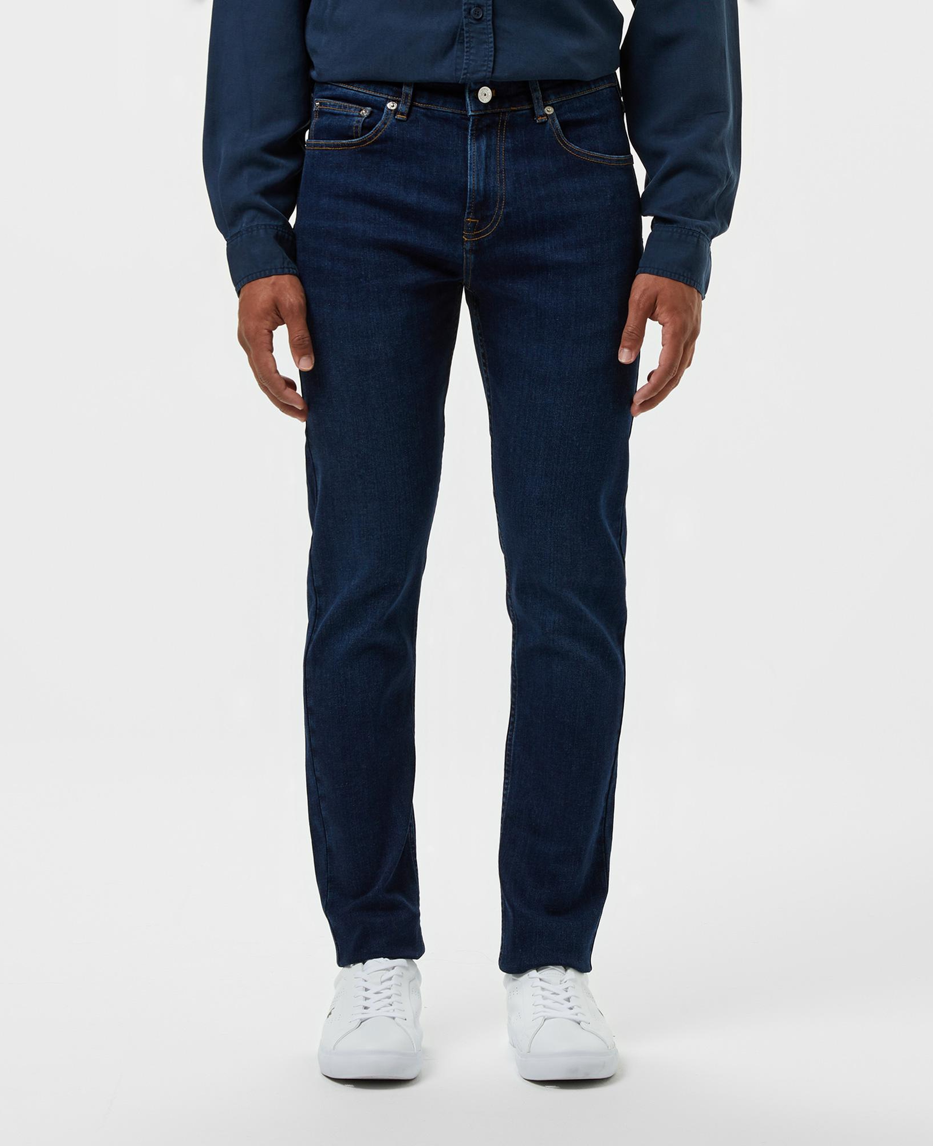 Lacoste Erkek Slim Fit Koyu Mavi Jean Pantolon