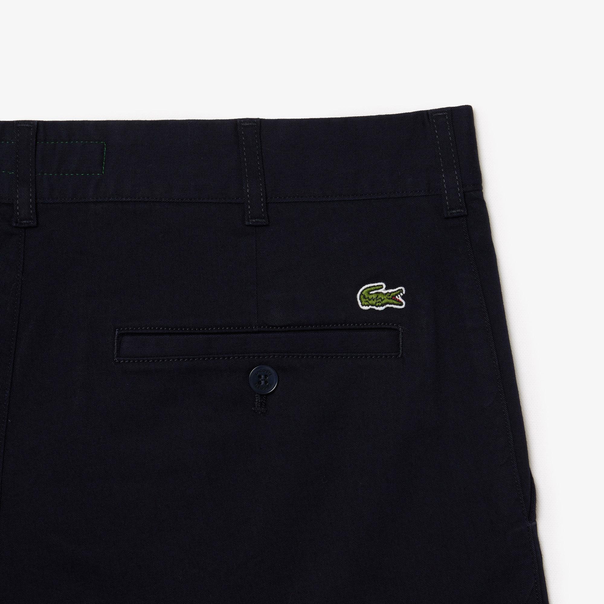 Erkek Slim Fit Siyah Bermuda Şort