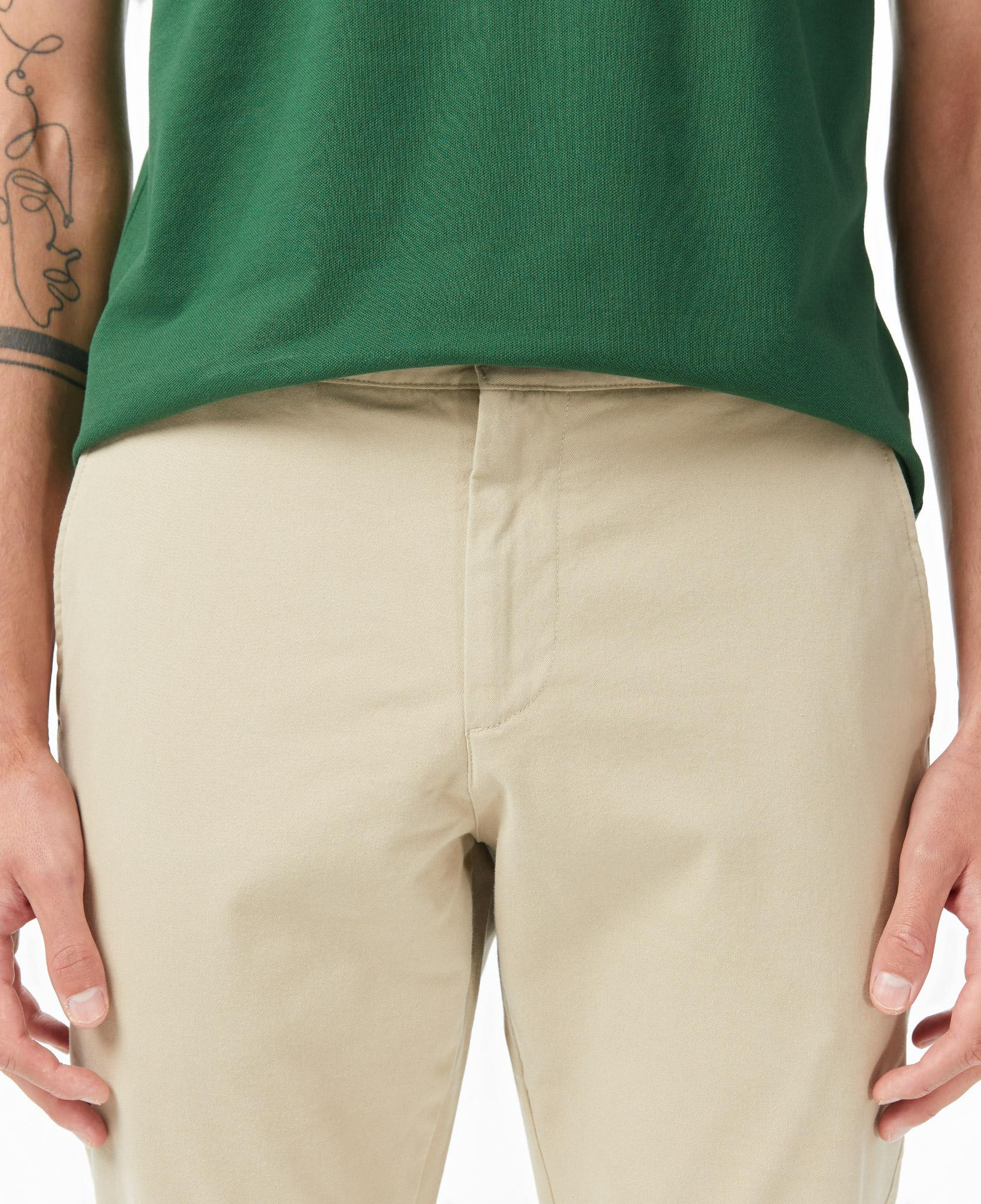 Lacoste Erkek Slim Fit Kahverengi Chino Pantolon