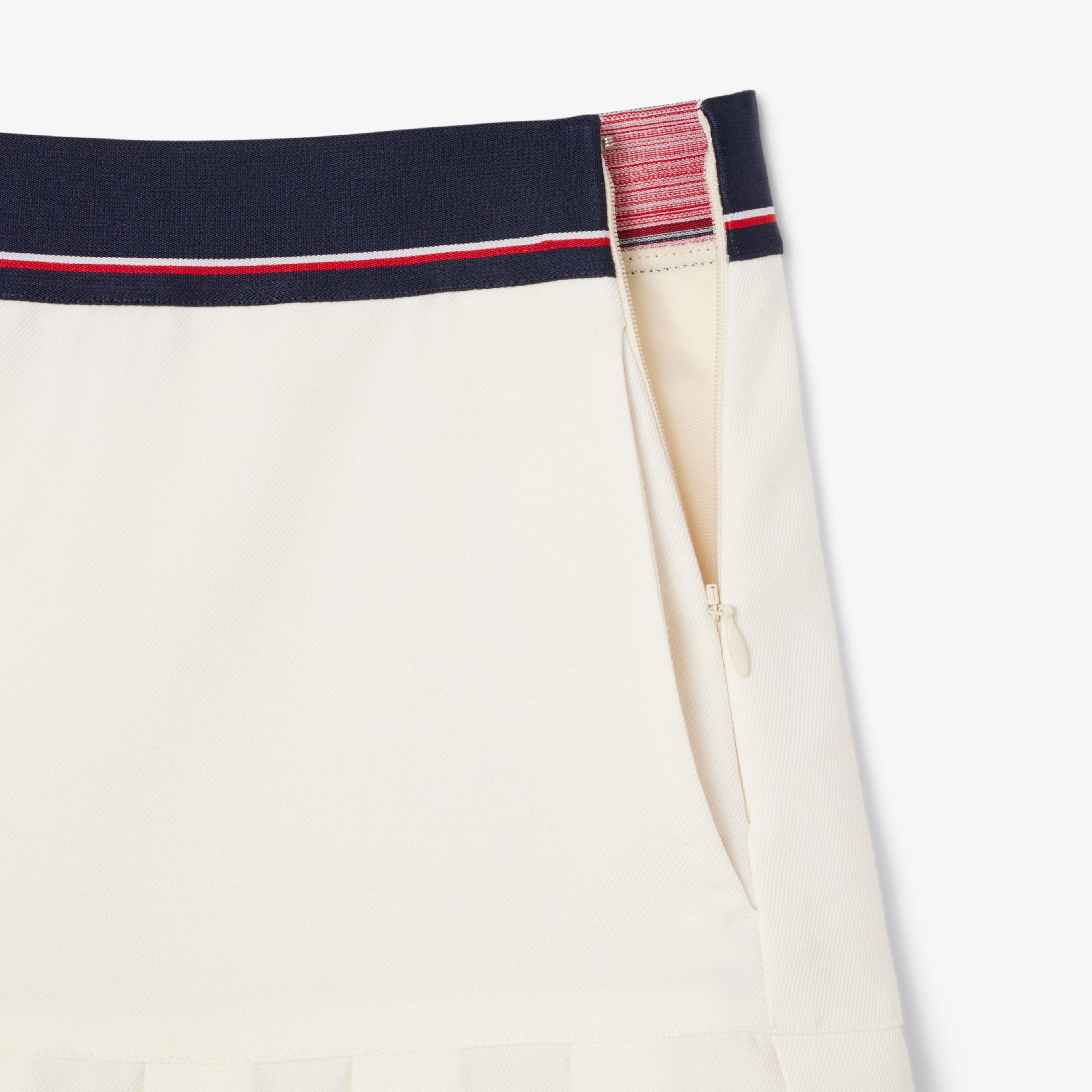 Kadın Flare Fit Krem Etek