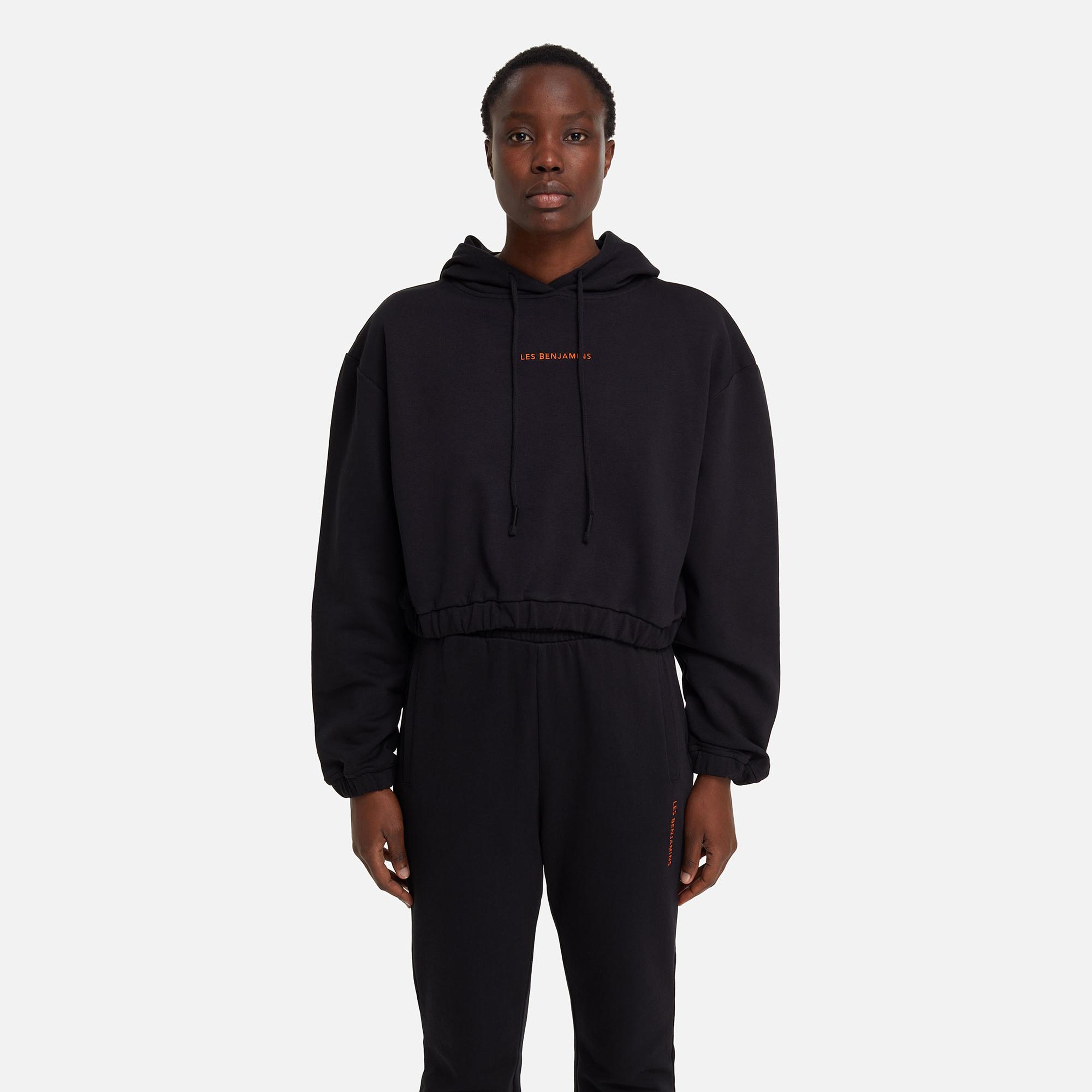 Les Benjamins Core Kadın Siyah Hoodie