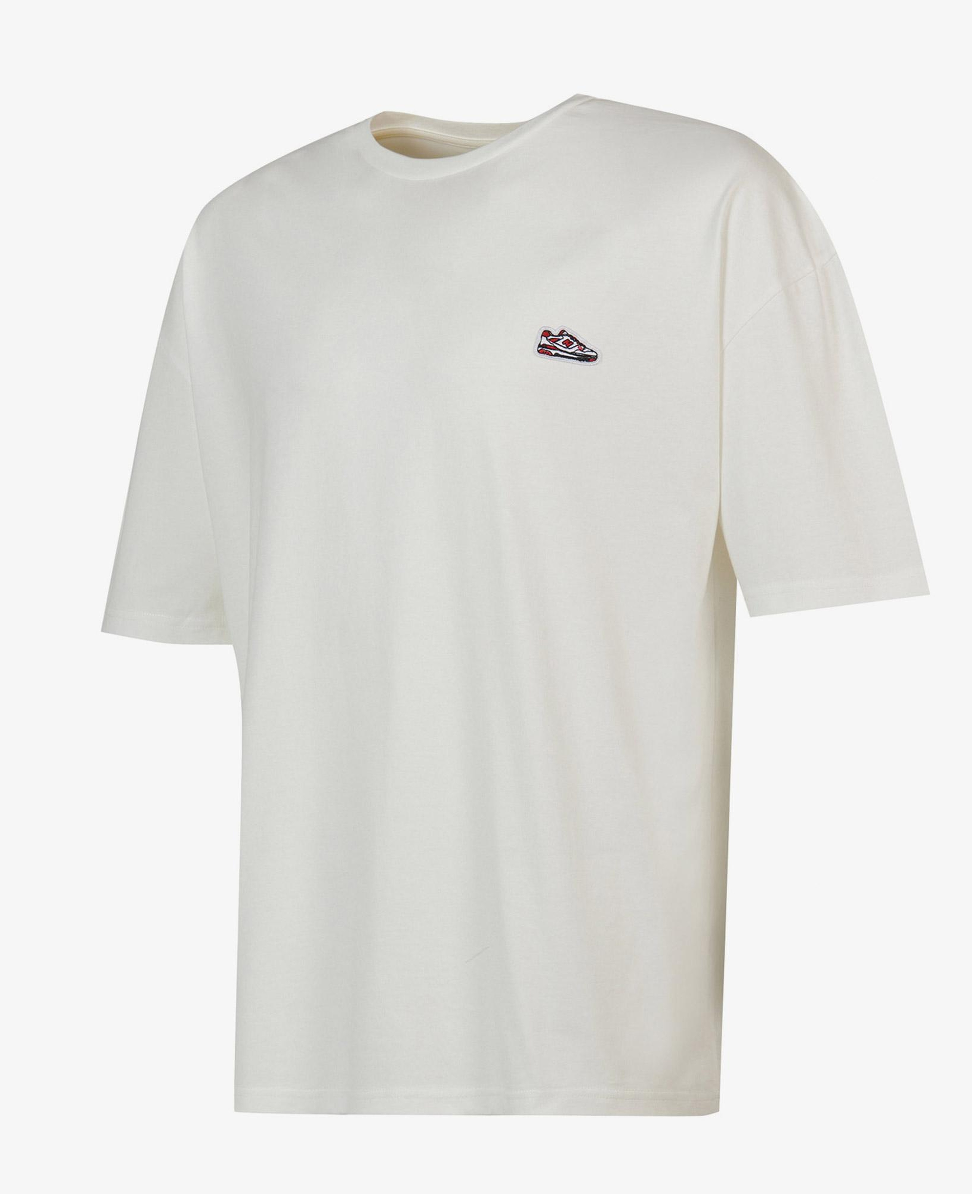 New Balance Lifestyle Unisex Bej T-Shirt