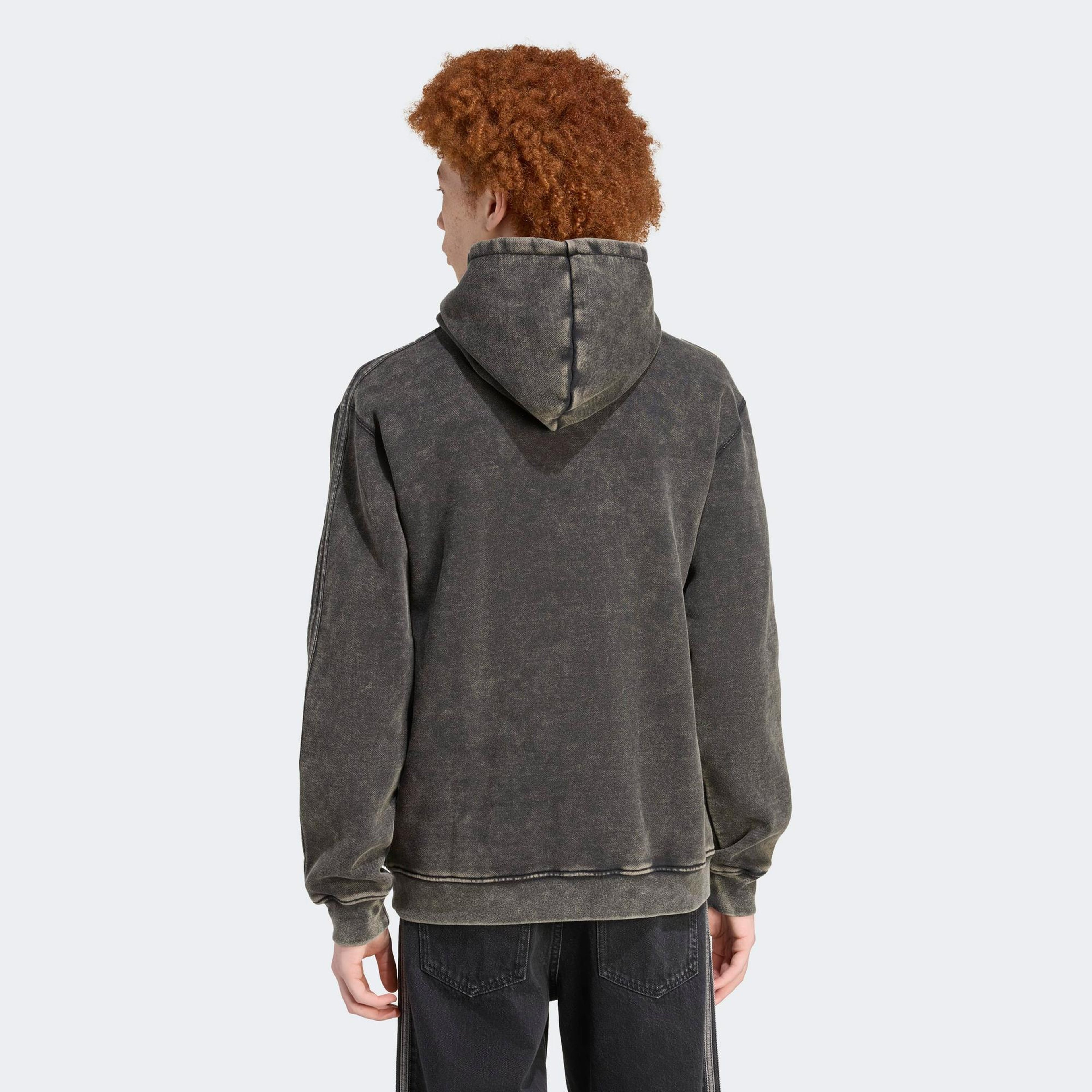 adidas sh Hoodıe Erkek Gri Sweatshirt