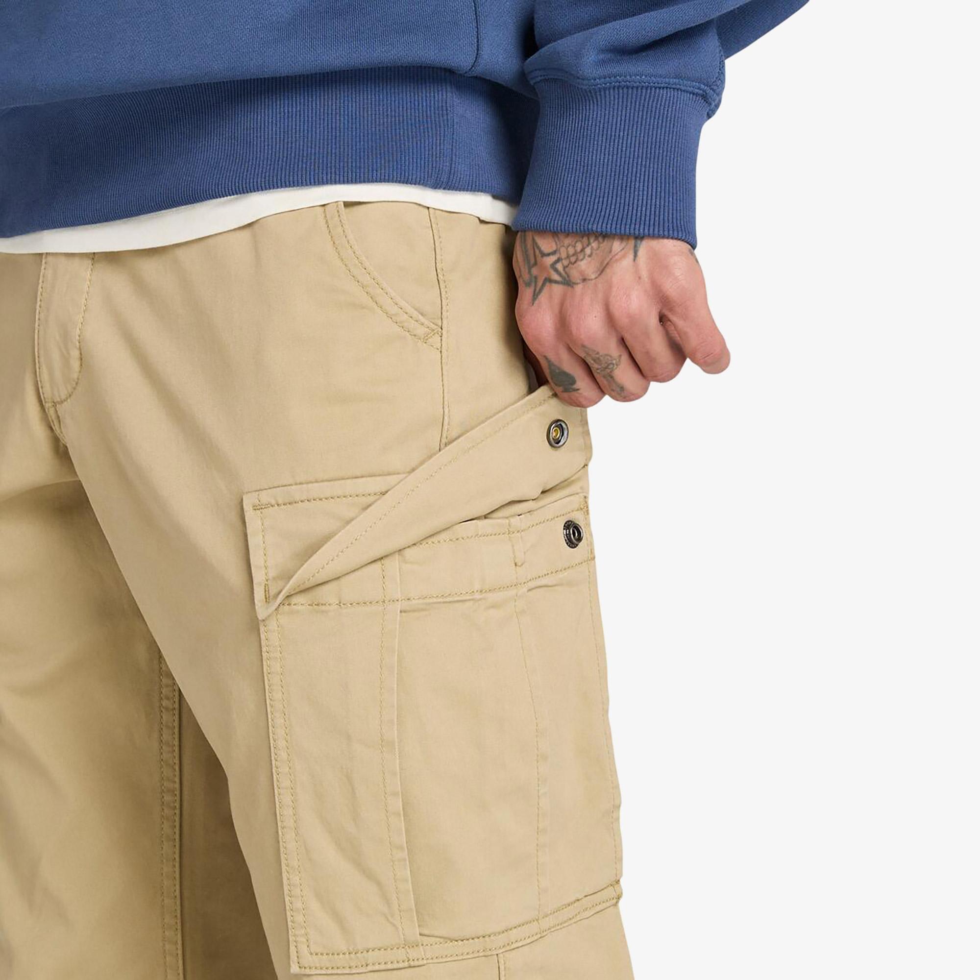 Timberland Brooklıne Twill Erkek Sarı Cargo Pantolon