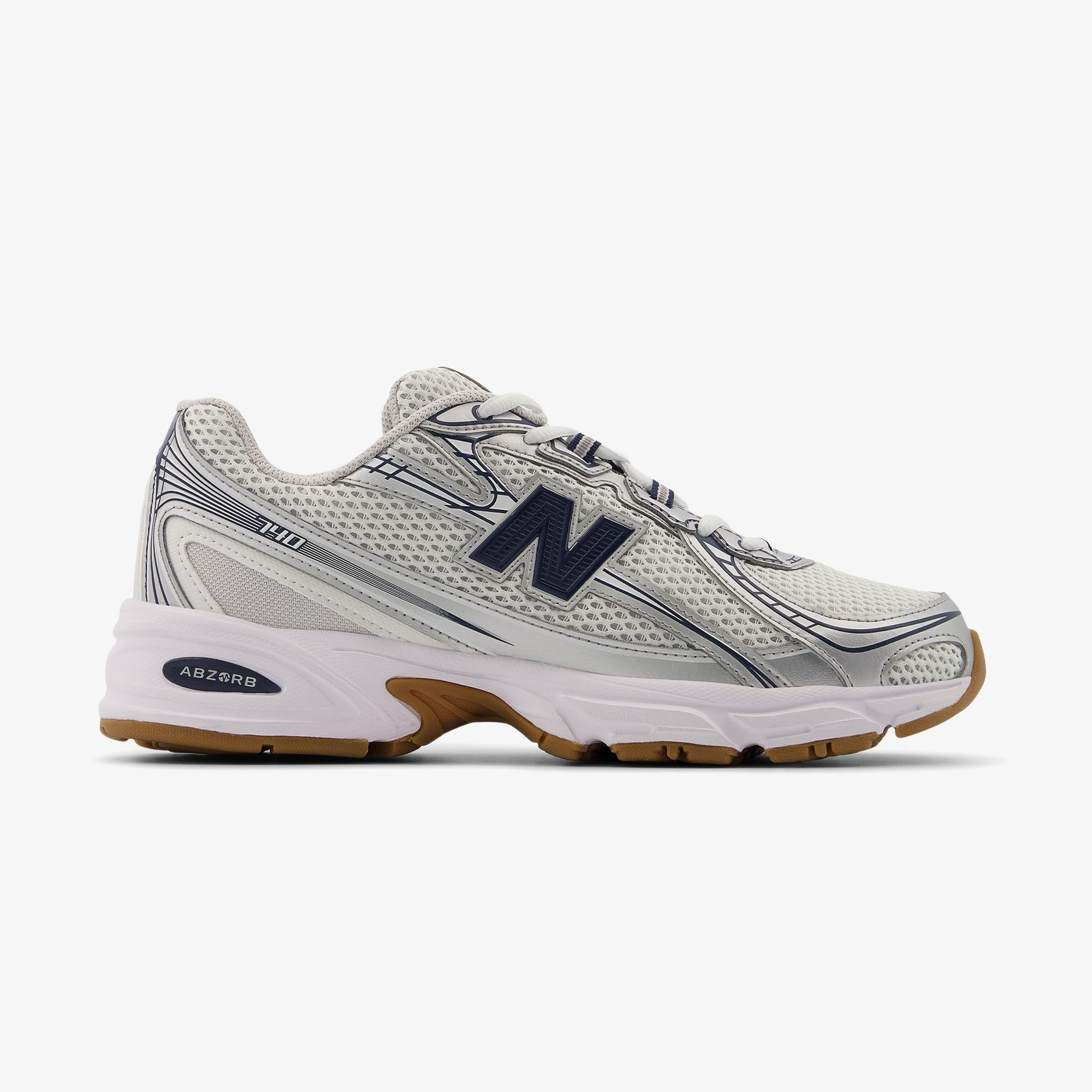 New Balance 740 Lifestyle Unisex Gri/Siyah Spor Ayakkabı