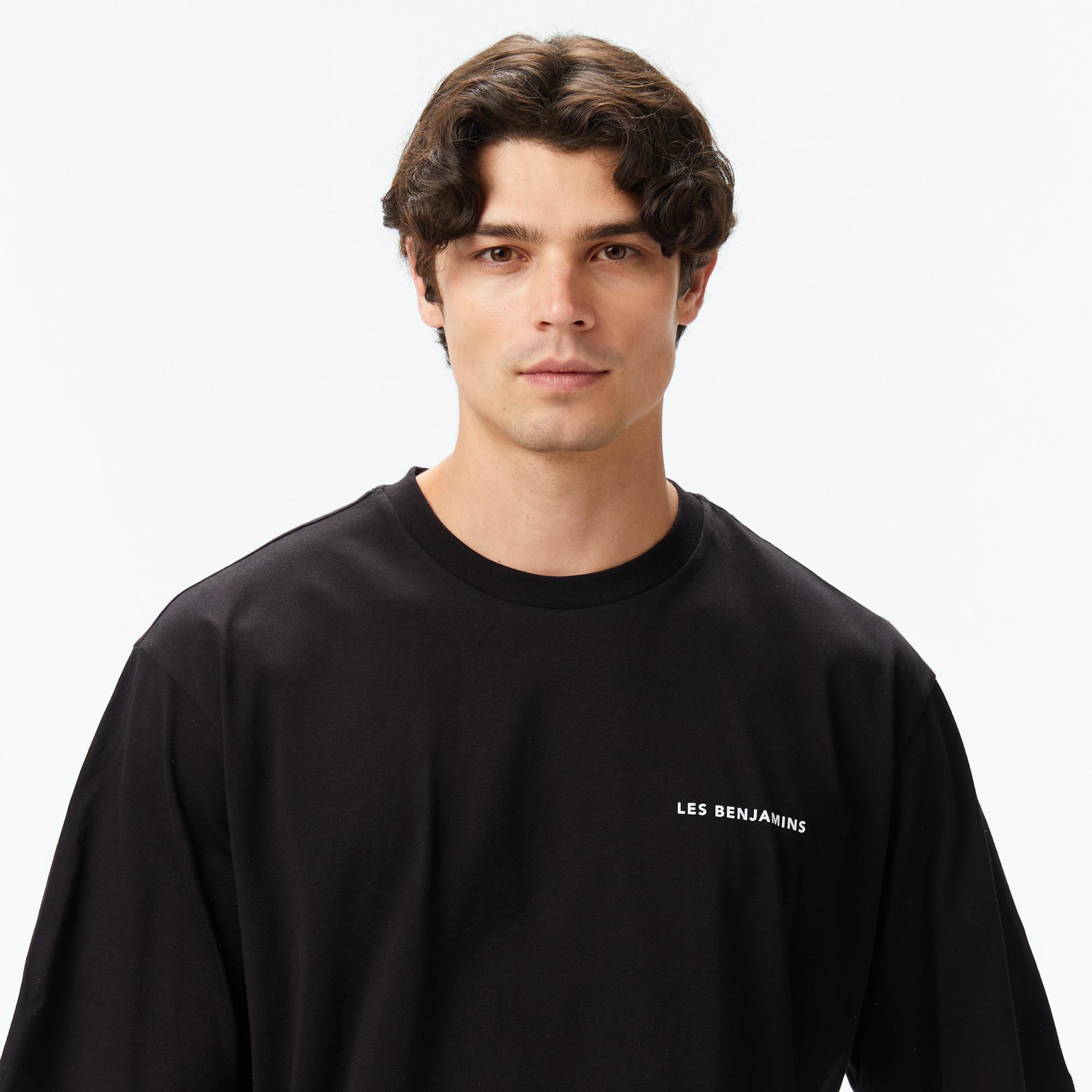 Les Benjamins Erkek Siyah T-Shirt