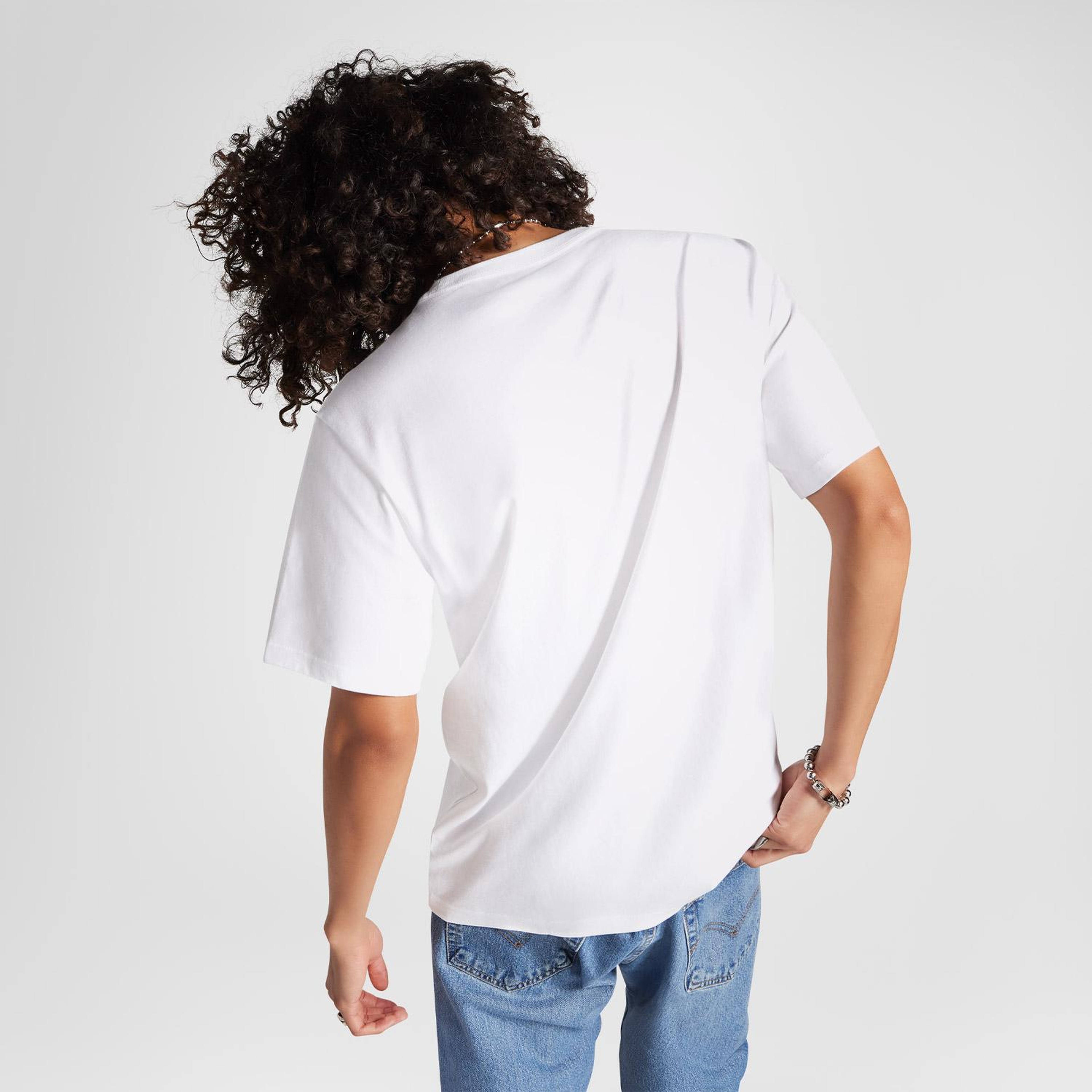 Converse Distorted Erkek Beyaz T-Shirt