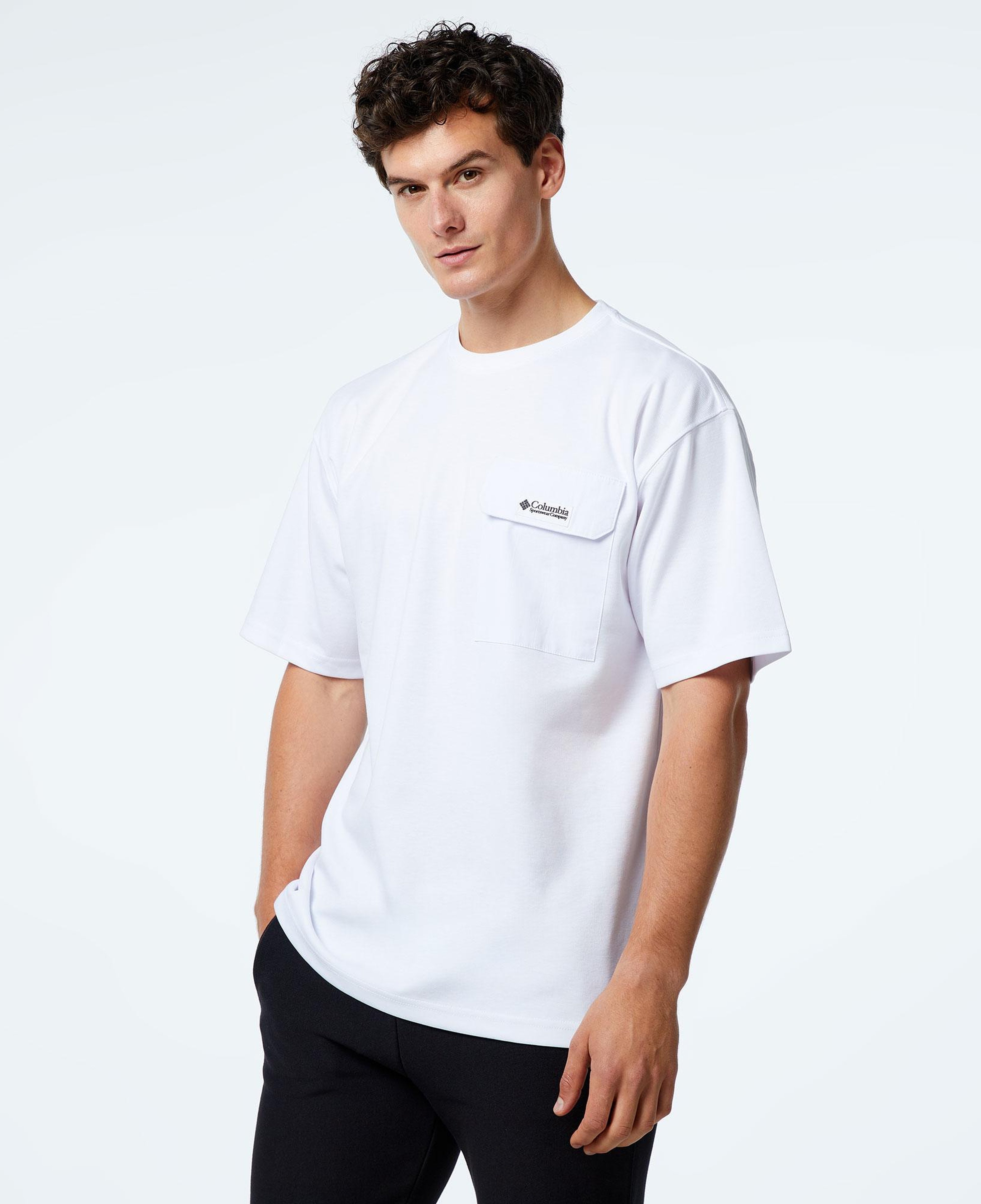 Columbia Heritage Erkek Beyaz Günlük T-Shirt