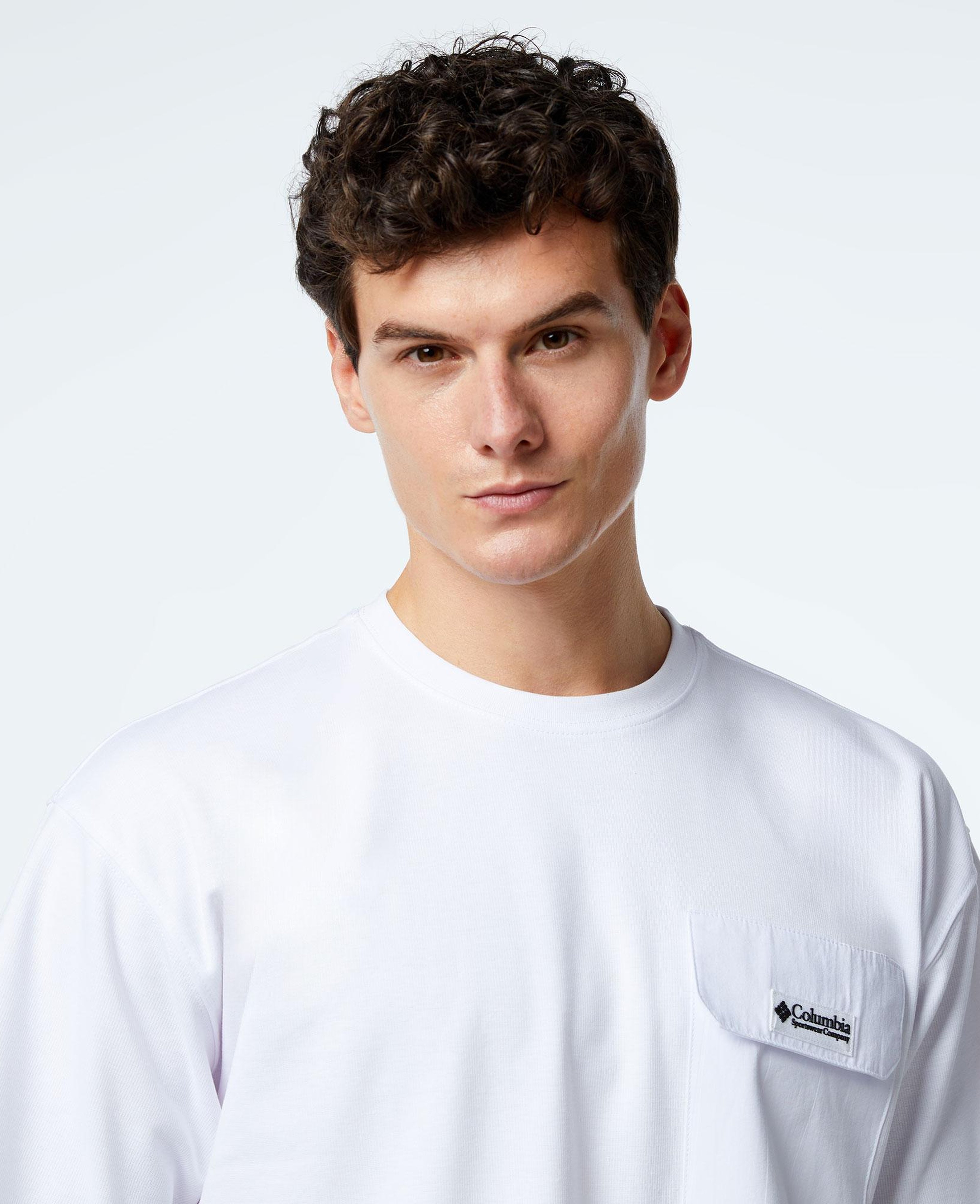 Columbia Heritage Erkek Beyaz Günlük T-Shirt