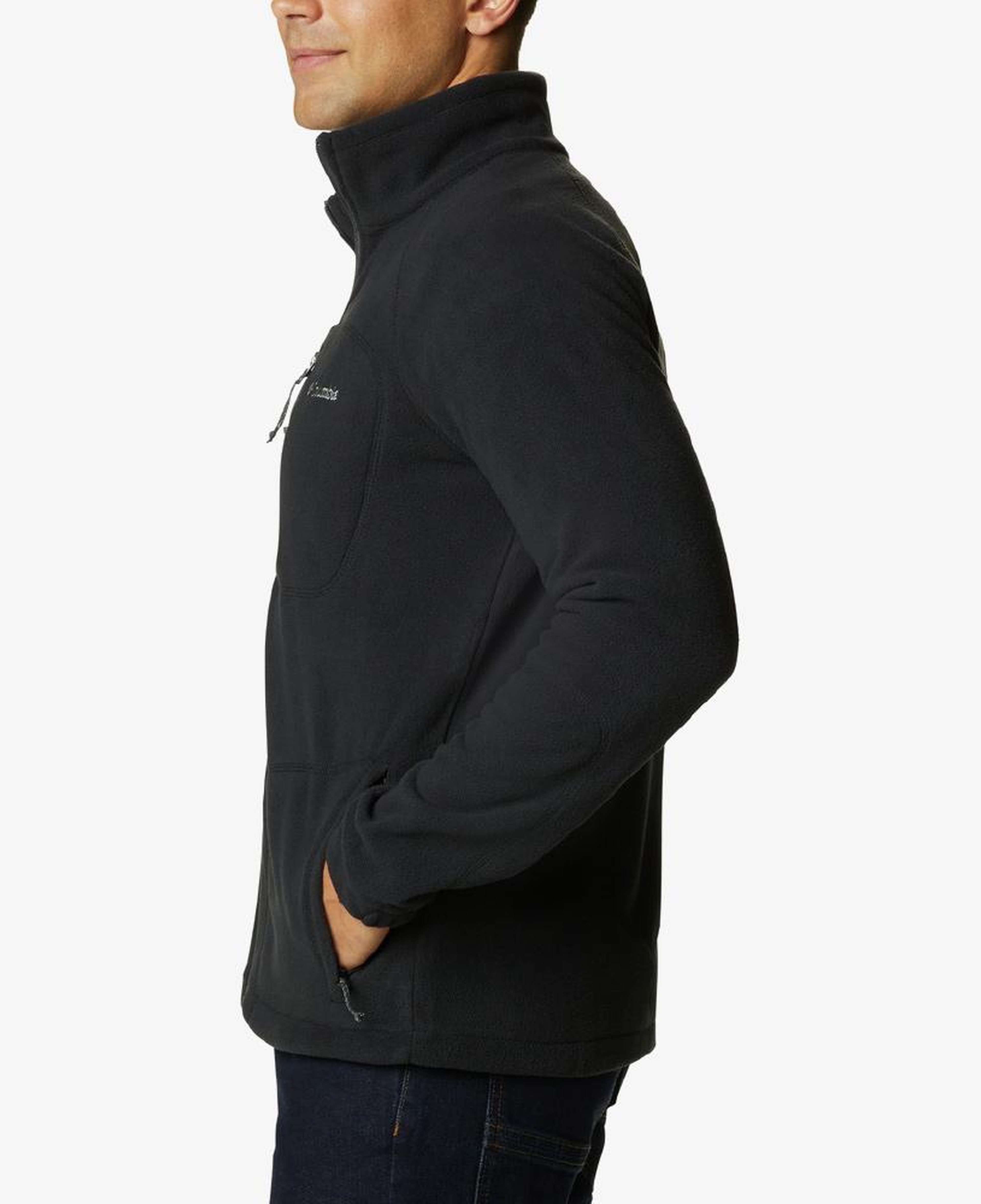 Columbia Fast Trek II Full Zip Fleece Erkek Siyah Outdoor Polar
