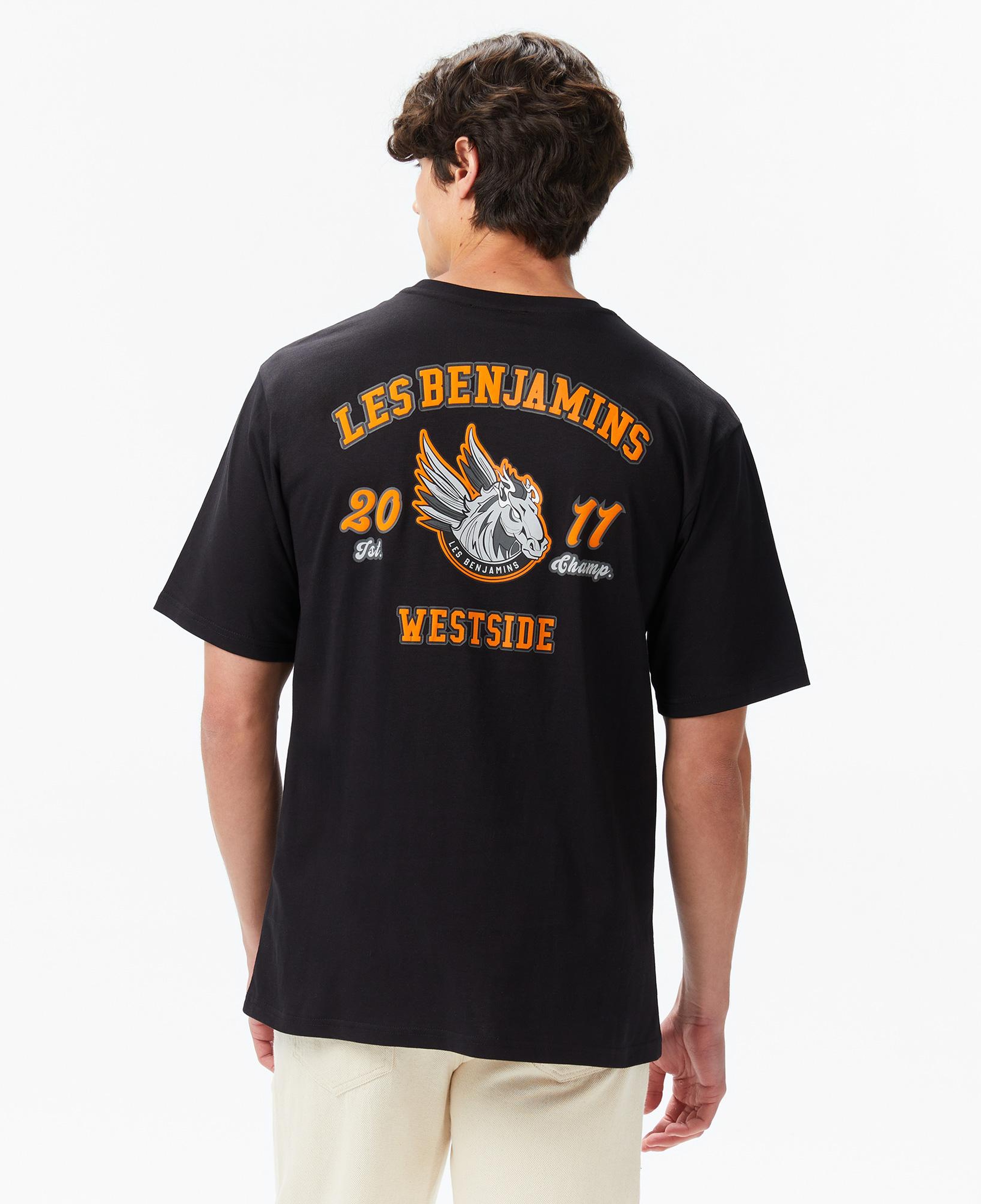 Les Benjamins Erkek Siyah T-Shirt