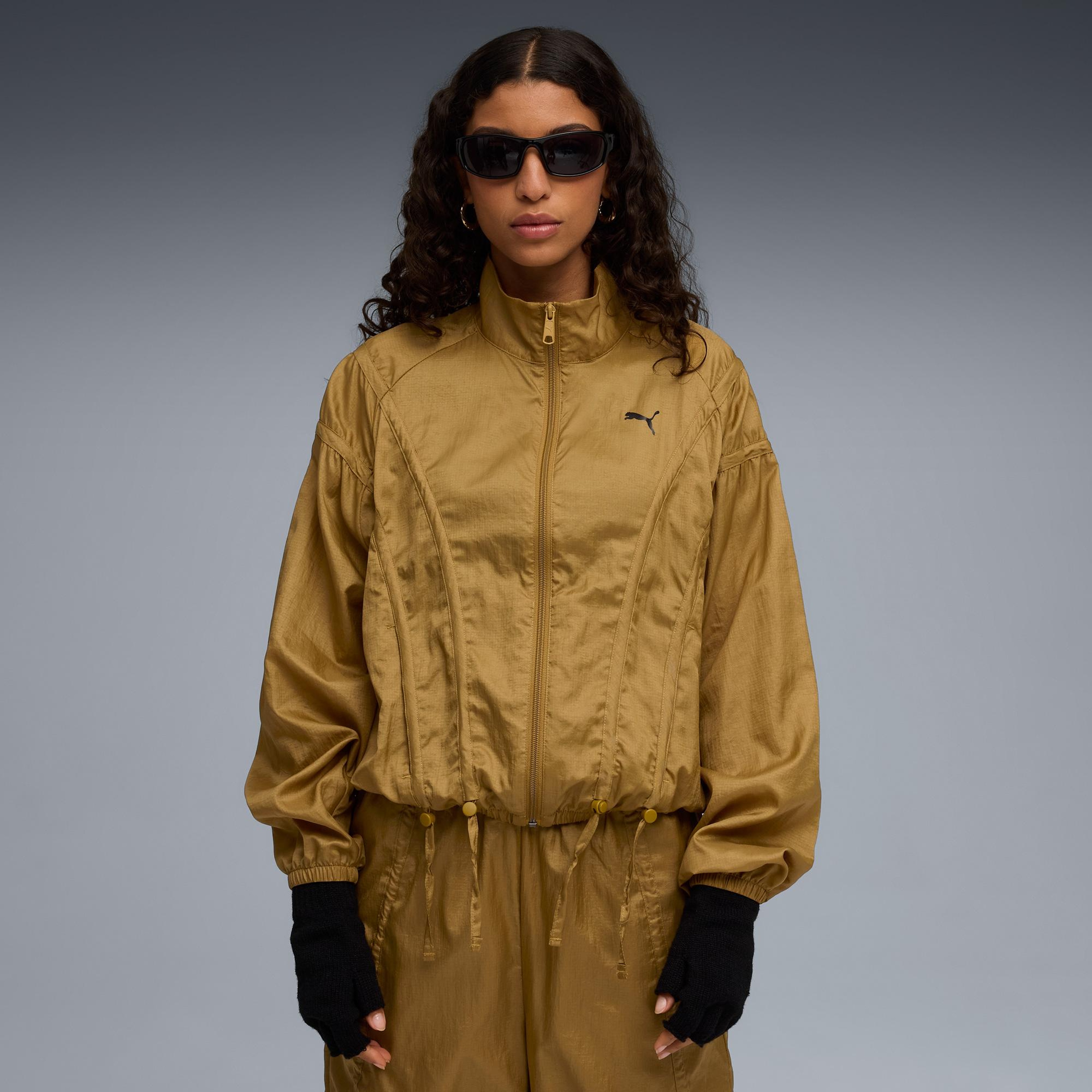 Puma Dare To Oversized Woven Kadın Sarı Ceket