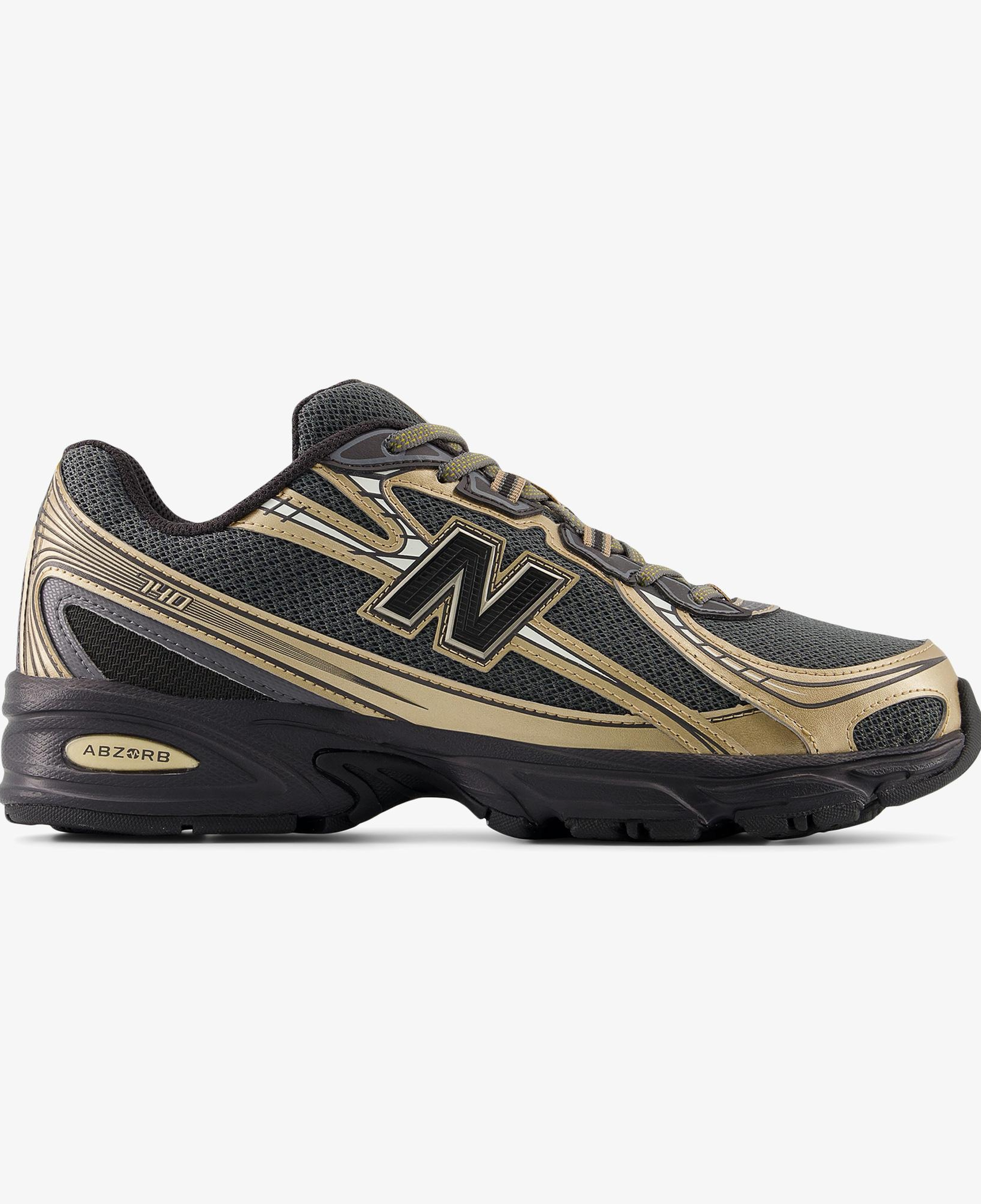 New Balance 740 Lifestyle Unisex Siyah/Altın Spor Ayakkabı