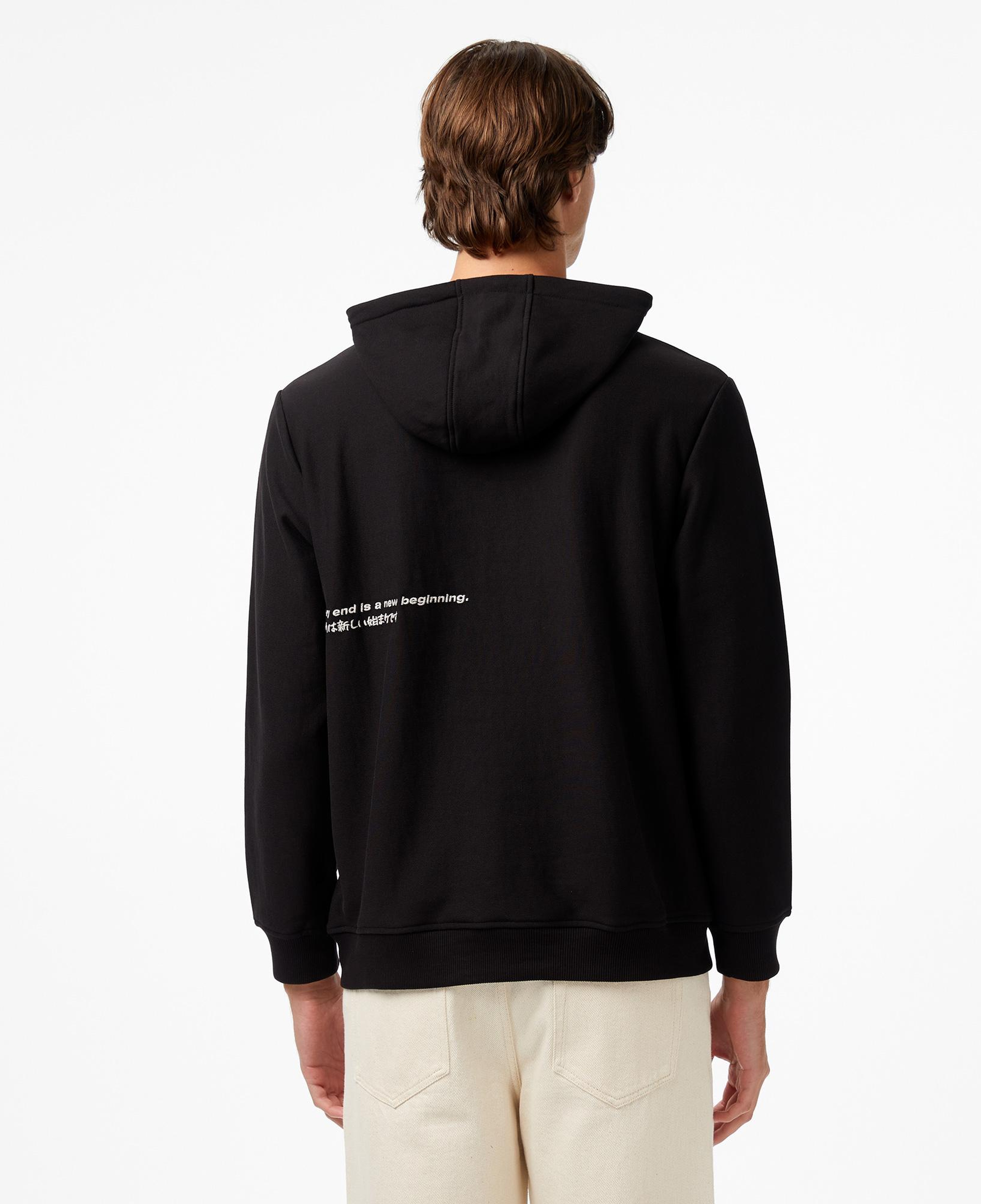 UNITED4 Erkek Siyah Hoodie