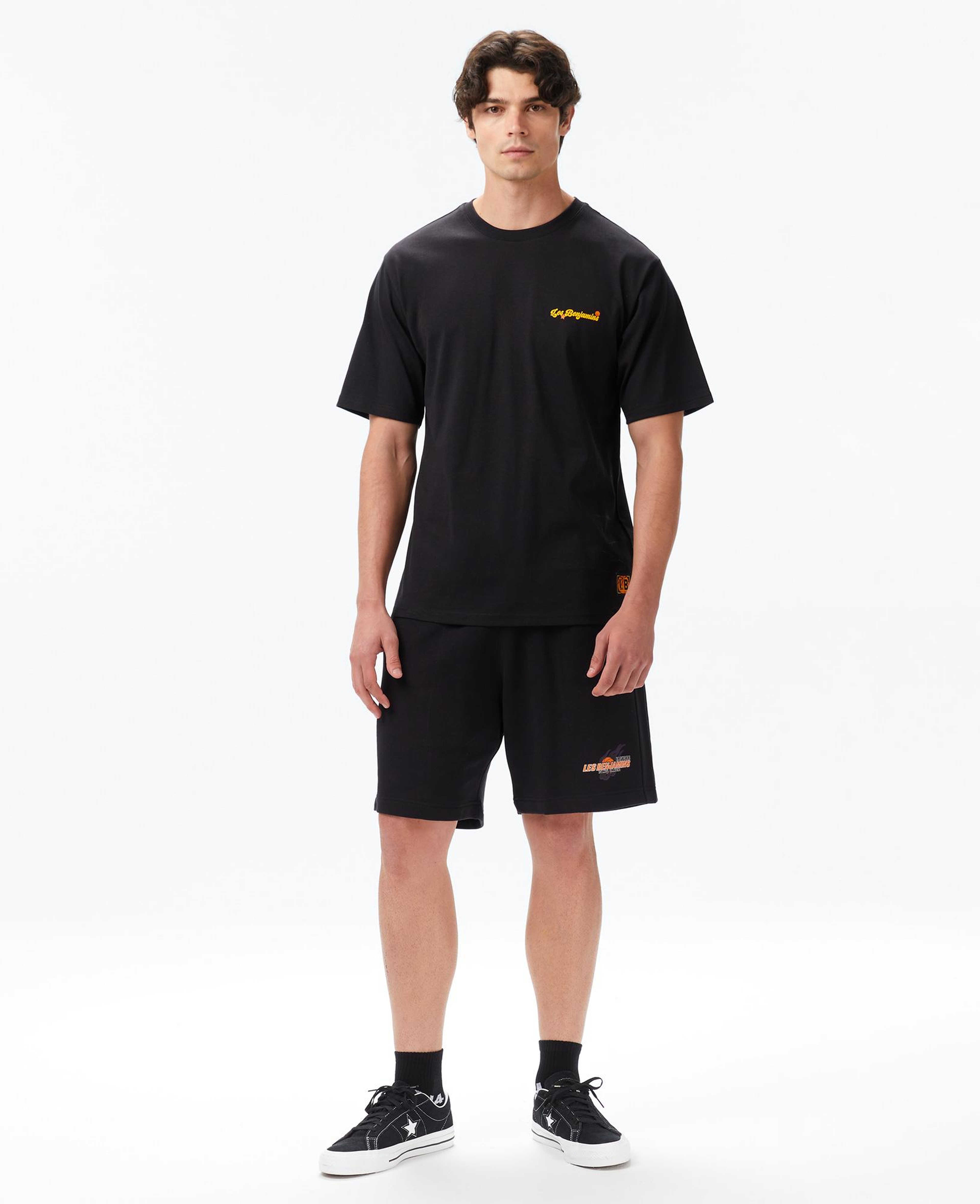 Les Benjamins Erkek Siyah T-Shirt