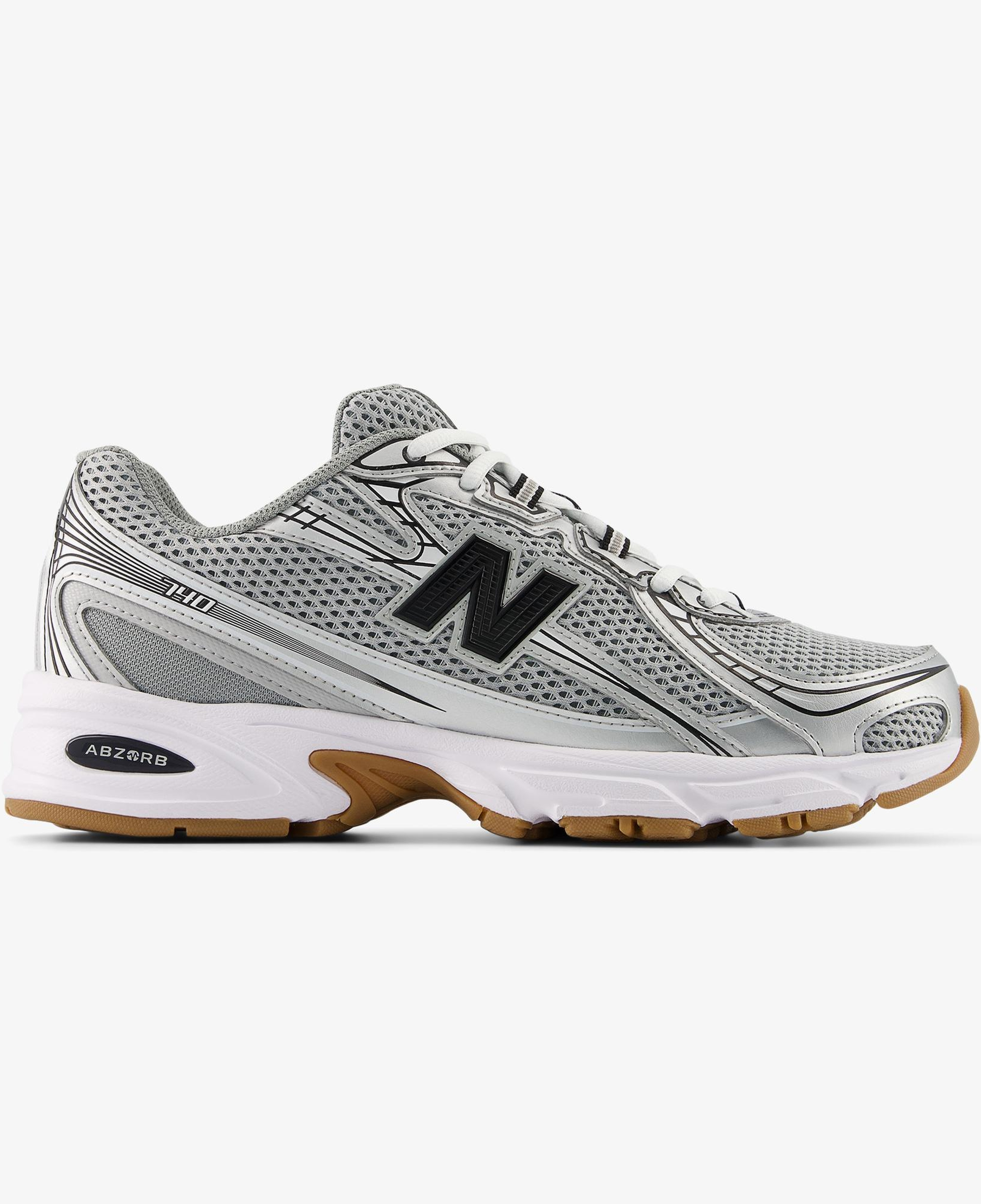 New Balance 740 Lifestyle Unisex Gri Metalik Spor Ayakkabı